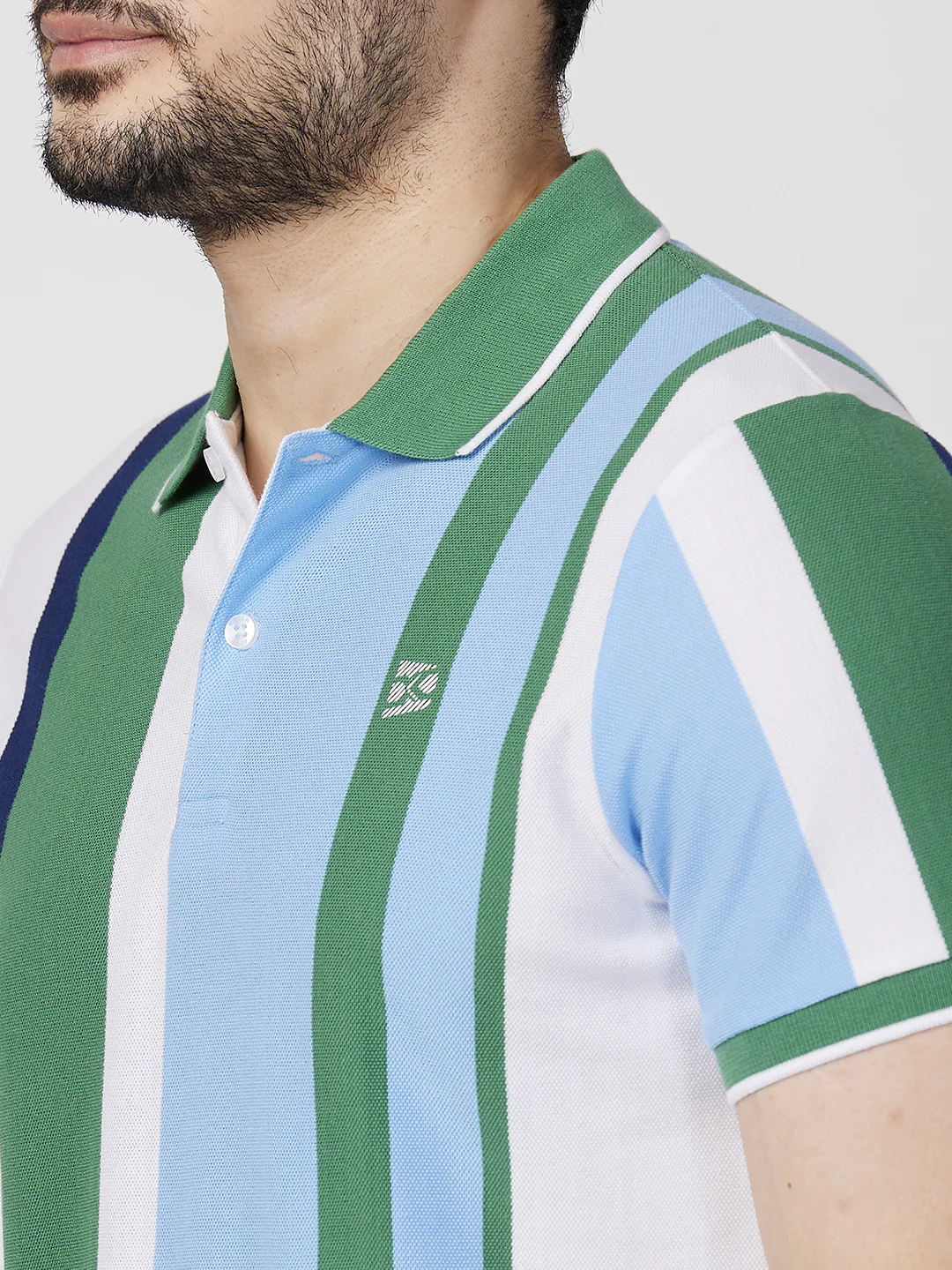 Killer Men Green Printed Slim Fit T-Shirts - Image 6