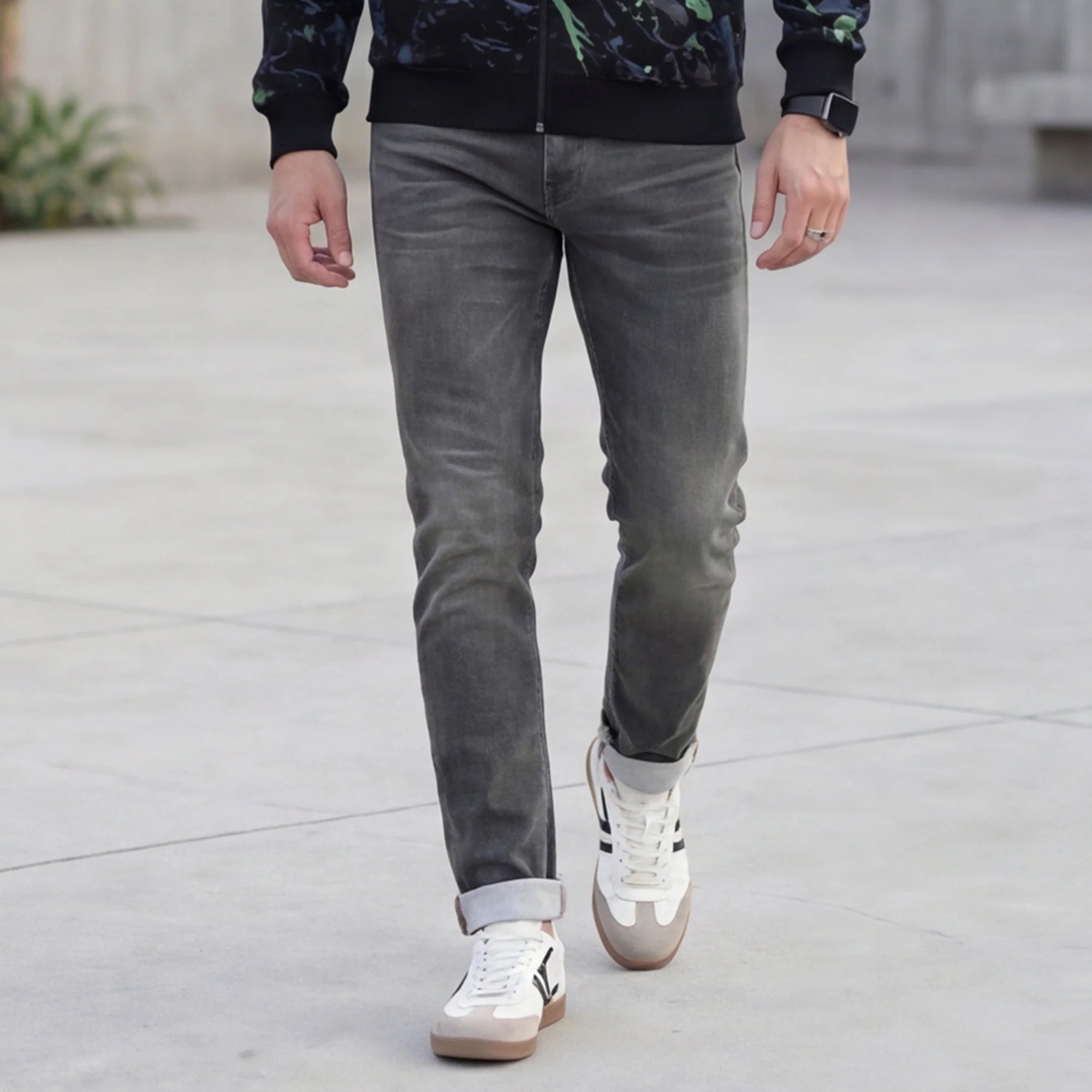 Killer Men Green Skinny Fit Jeans - Image 2