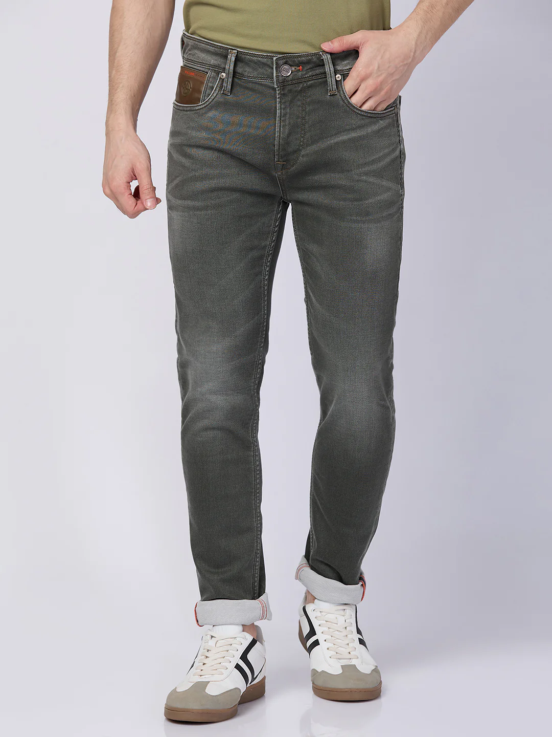 Killer Men Green Skinny Fit Jeans - Image 3