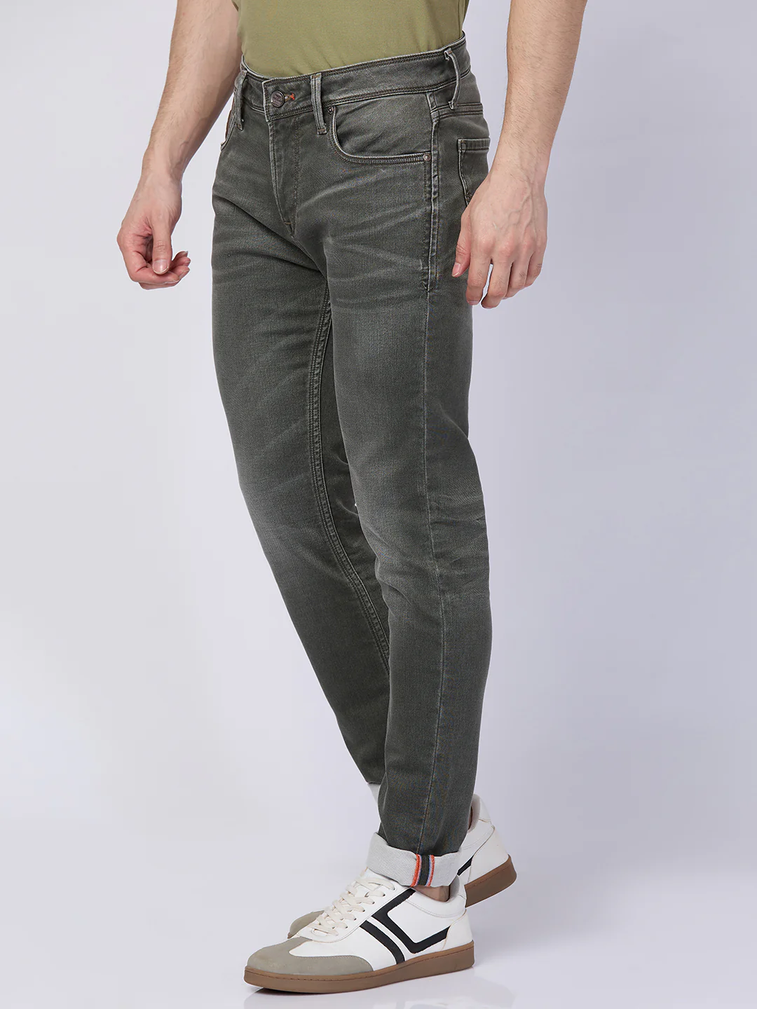 Killer Men Green Skinny Fit Jeans - Image 6