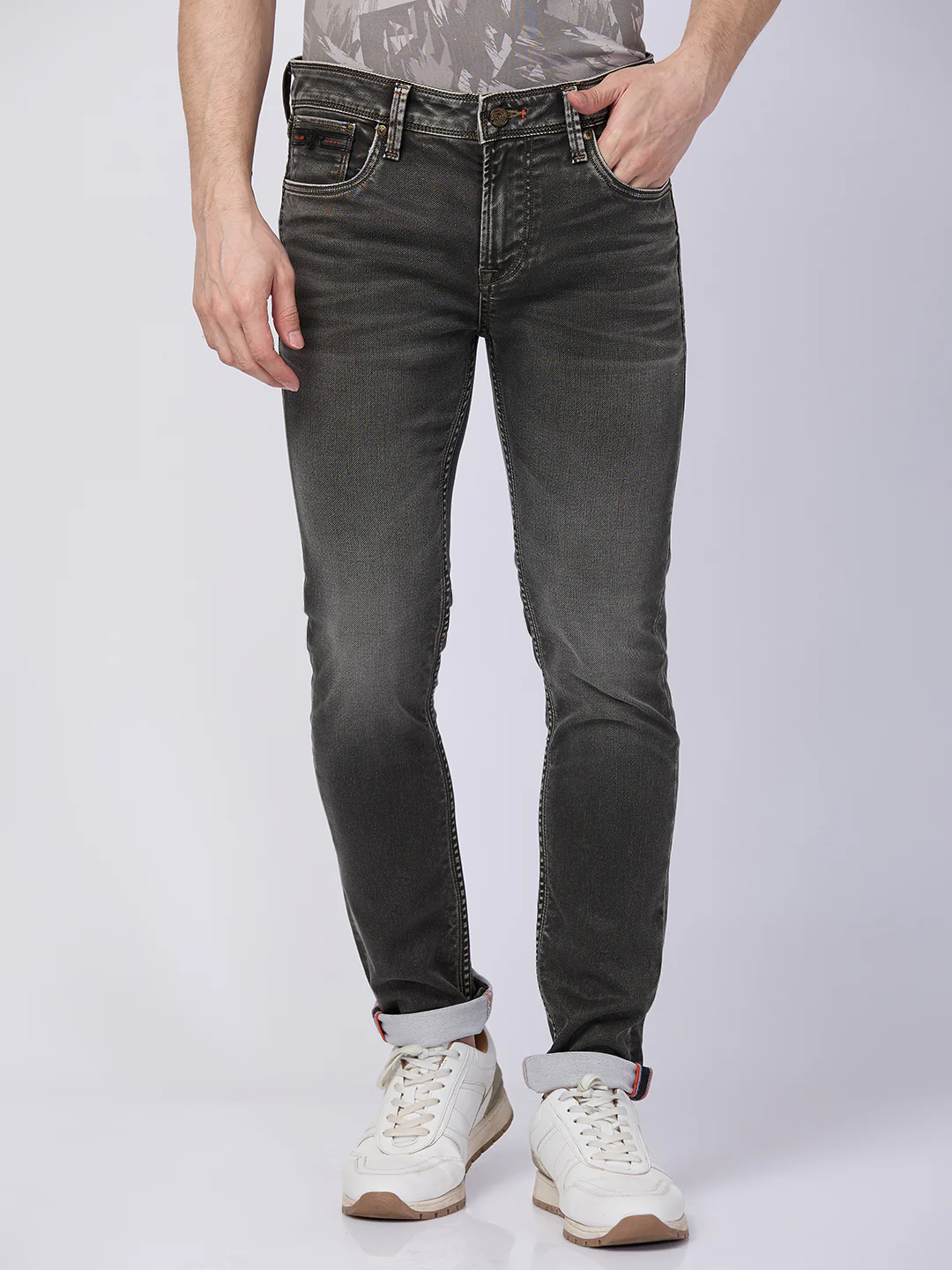 Killer Men Green Skinny Fit Jeans - Image 3