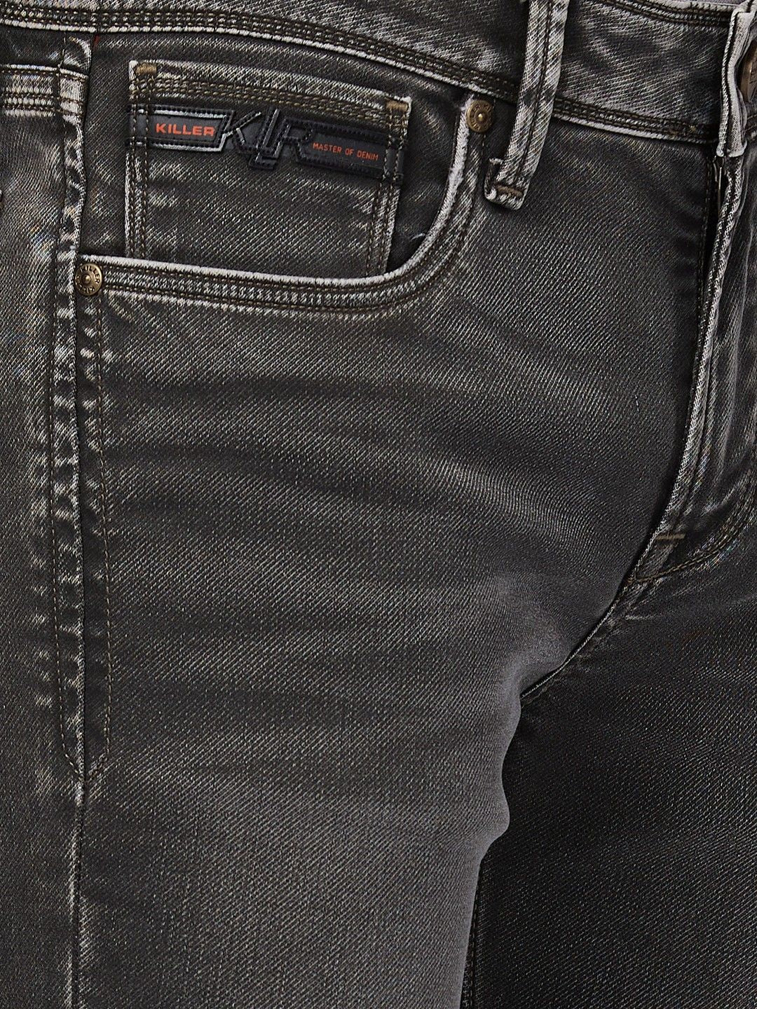 Killer Men Green Skinny Fit Jeans - Image 7