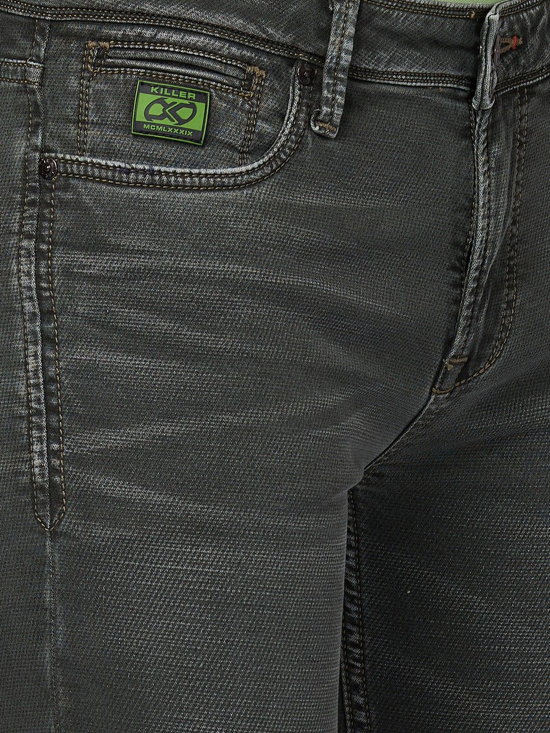 Killer Men Green Skinny Fit Jeans - Image 7