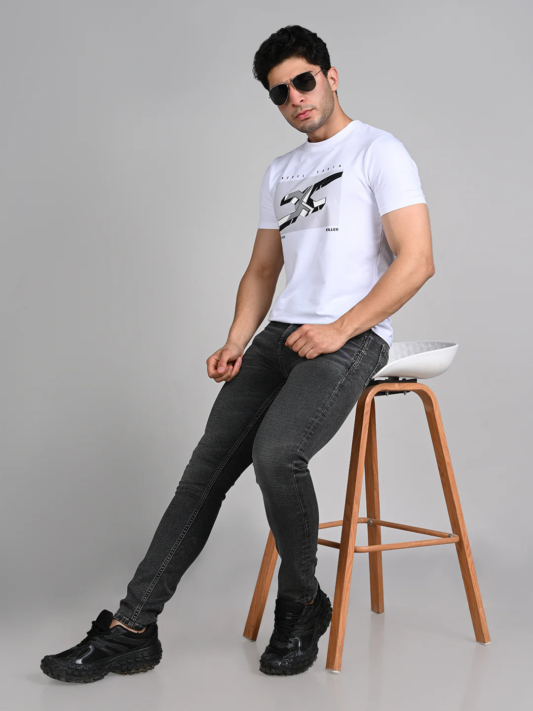 Killer Men Green Skinny Fit Jeans - Image 3