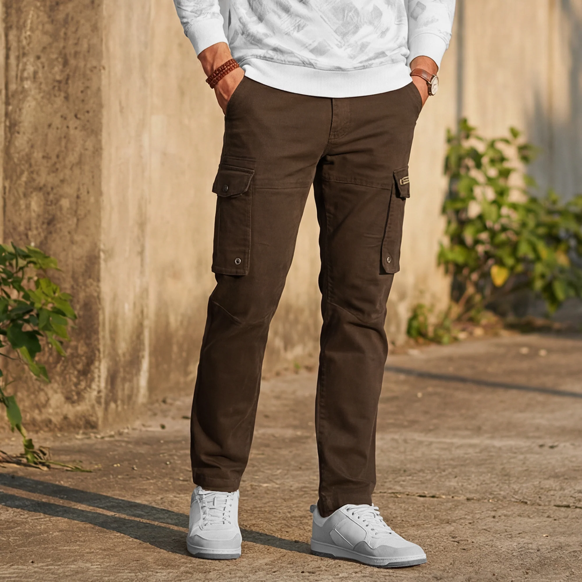 Killer Men Green Solid Cargo - Image 4
