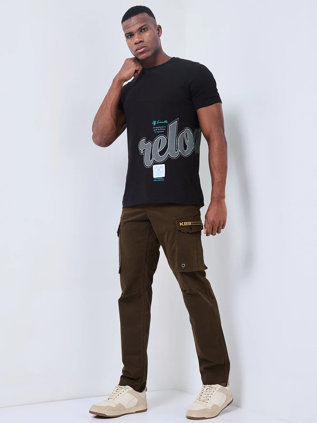 Killer Men Green Solid Cargo - Image 6