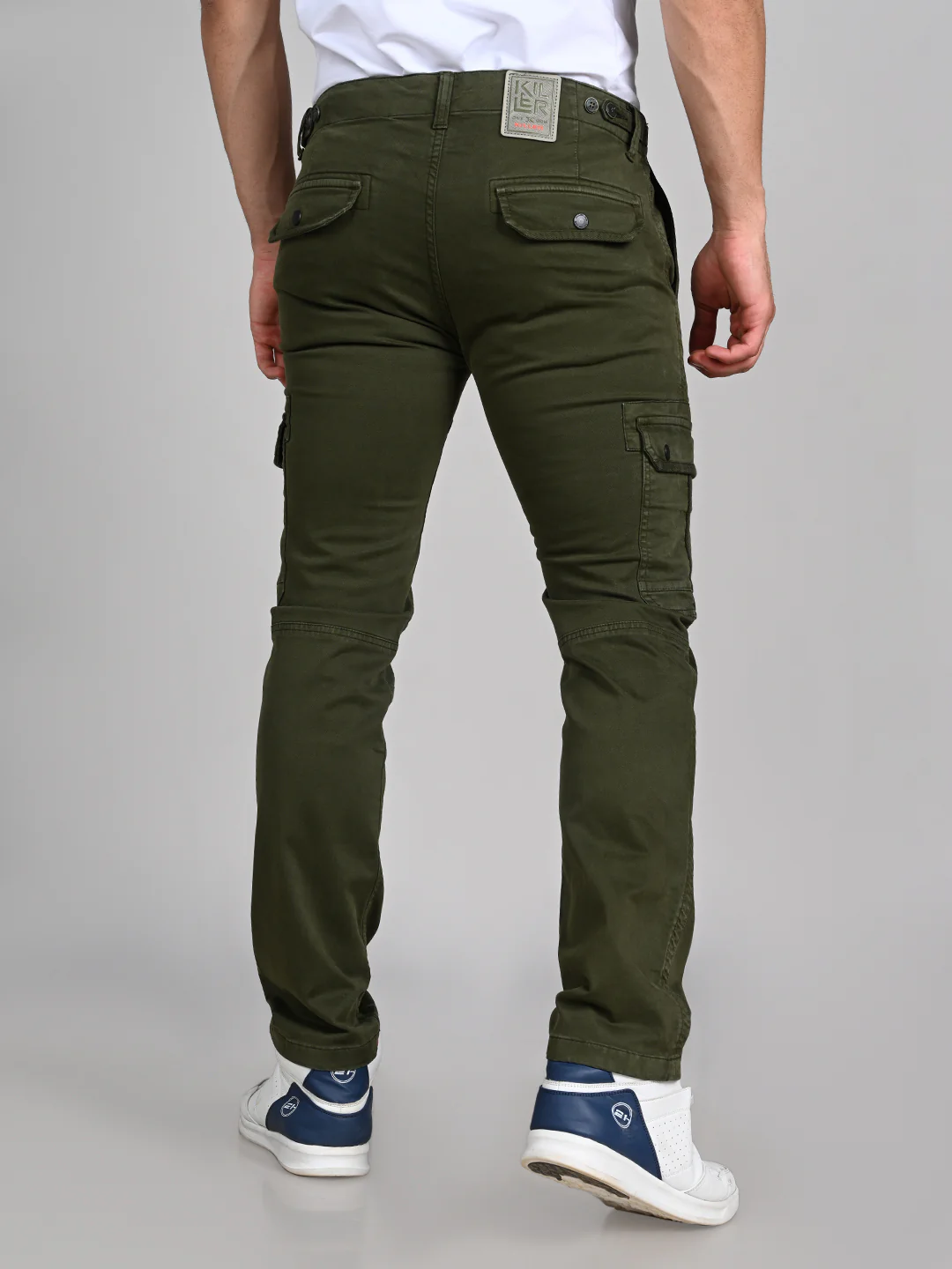 Killer Men Green Solid Cargo - Image 9