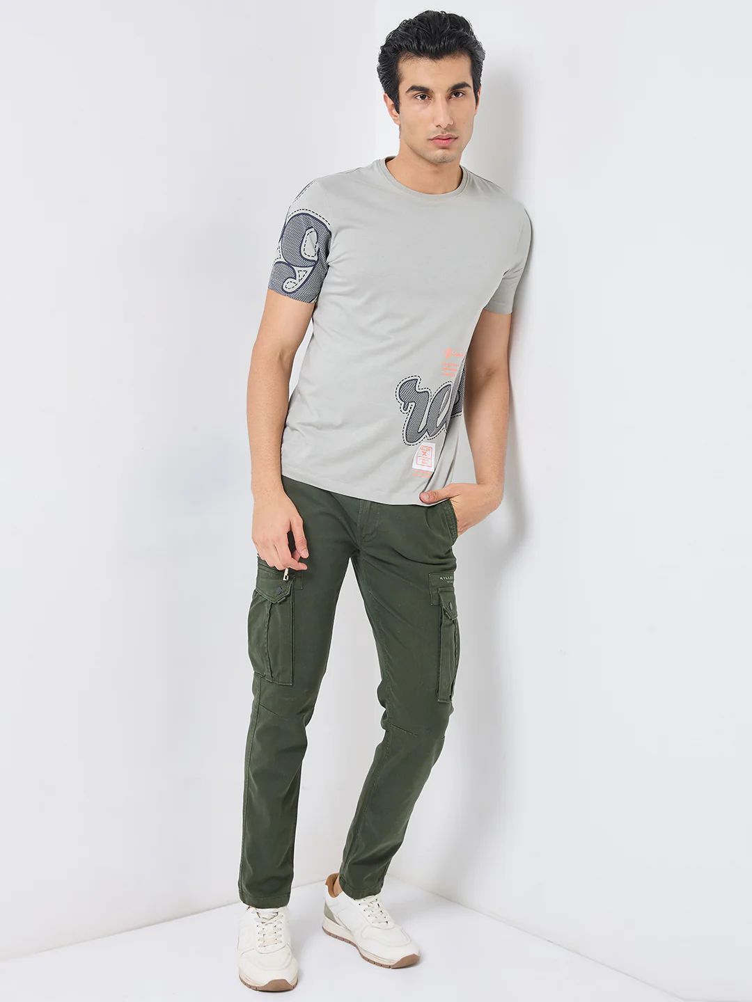 Killer Men Green Solid Cargo - Image 7