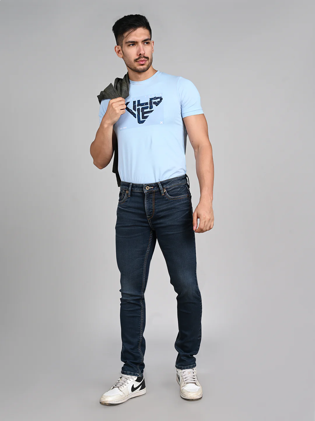 Killer Men Green Solid Slim Fit Jeans - Image 3