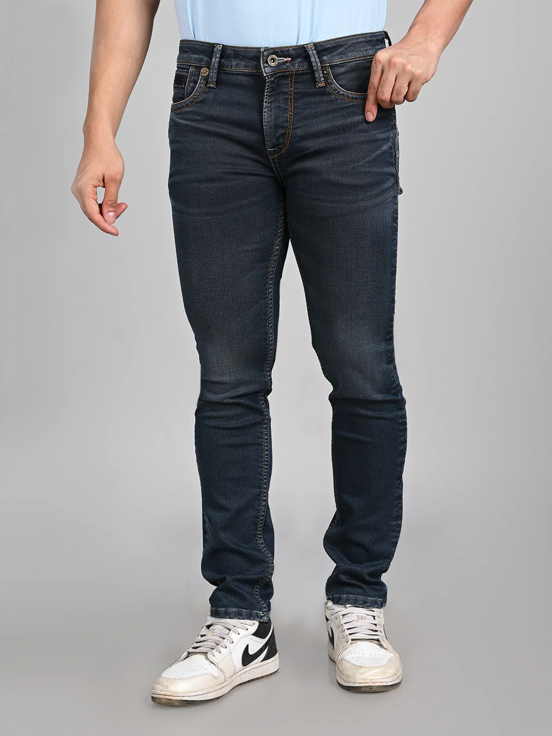 Killer Men Green Solid Slim Fit Jeans - Image 4