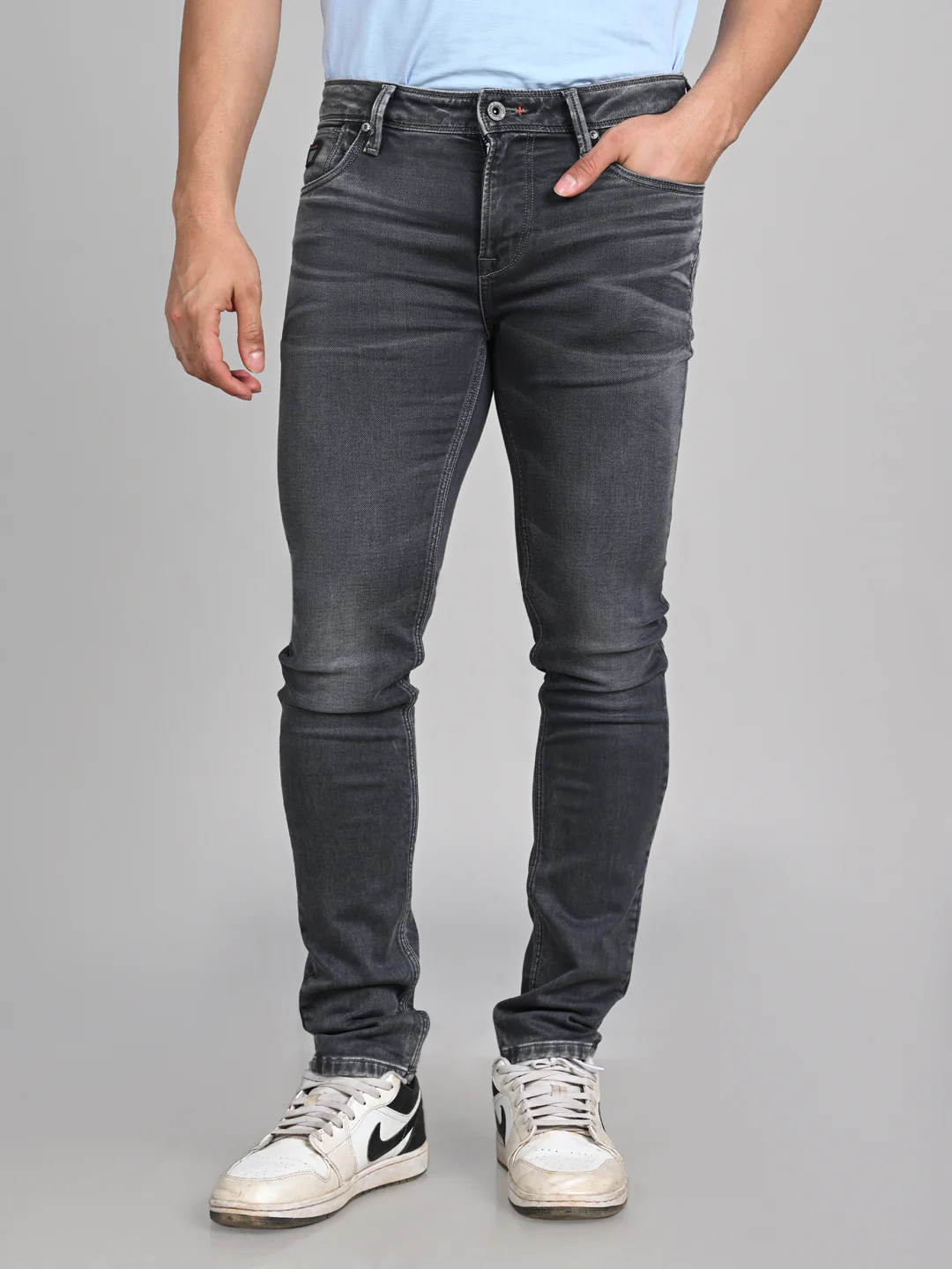 Killer Men Grey Skinny Fit Jeans - Image 4