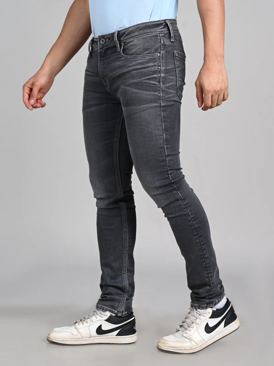 Killer Men Grey Skinny Fit Jeans - Image 6