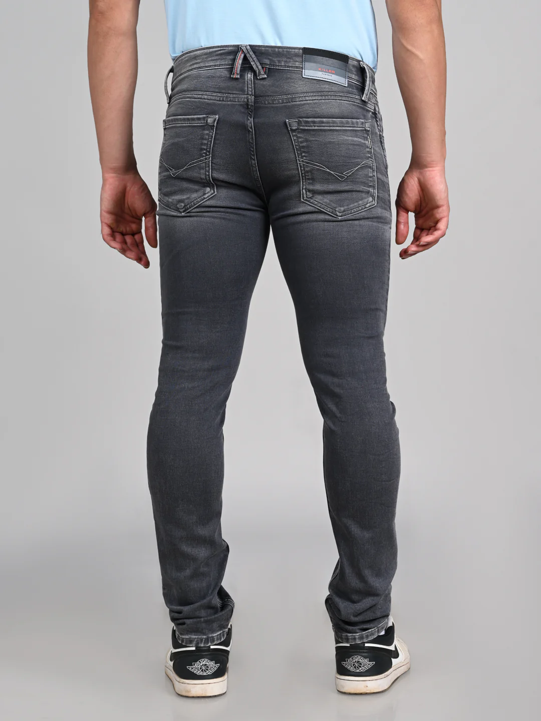 Killer Men Grey Skinny Fit Jeans - Image 7