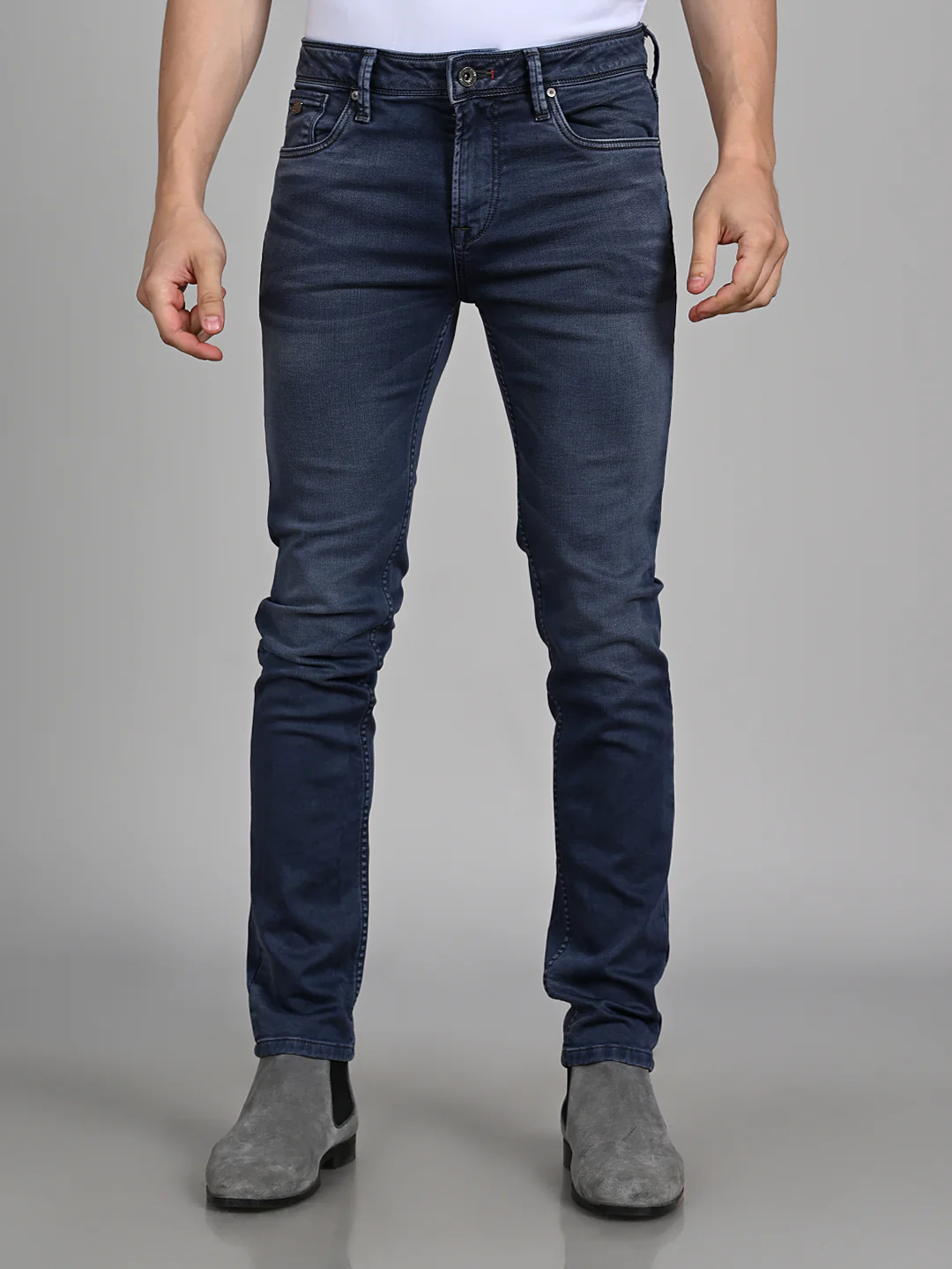 Killer Men Grey Skinny Fit Jeans - Image 4