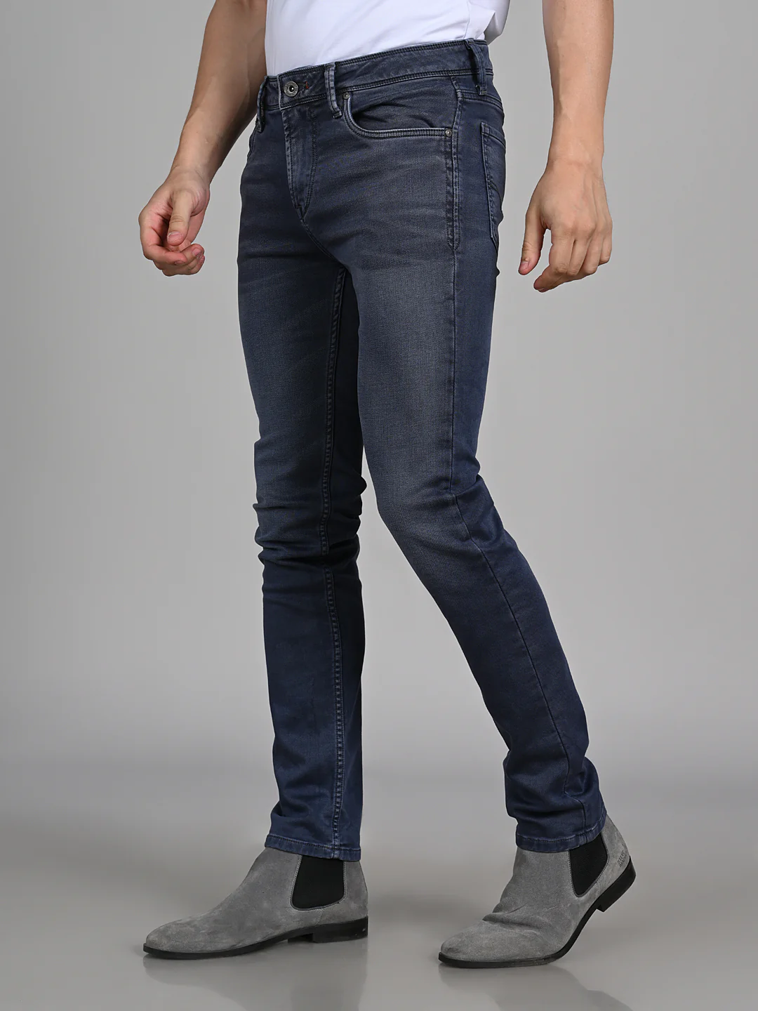 Killer Men Grey Skinny Fit Jeans - Image 5
