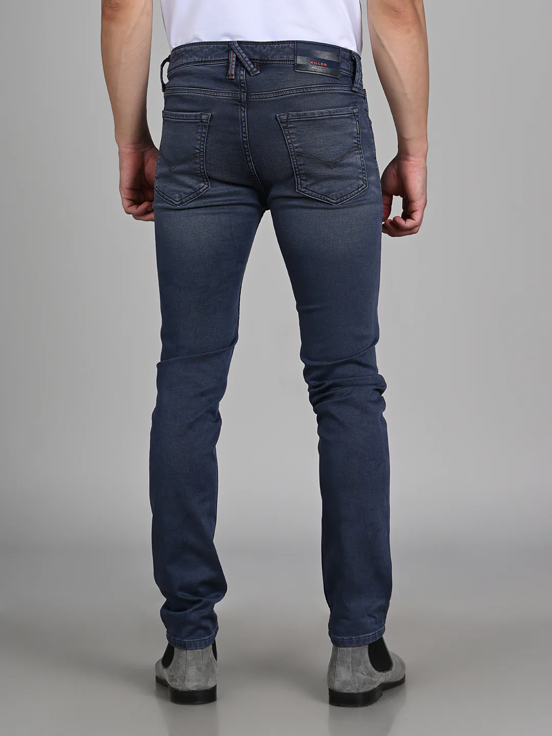Killer Men Grey Skinny Fit Jeans - Image 7