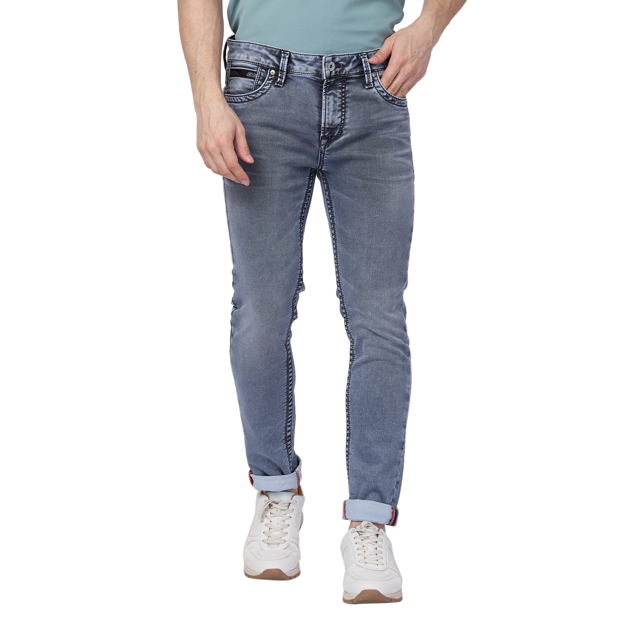 Killer Men Grey Slim Fit Jeans - Image 3