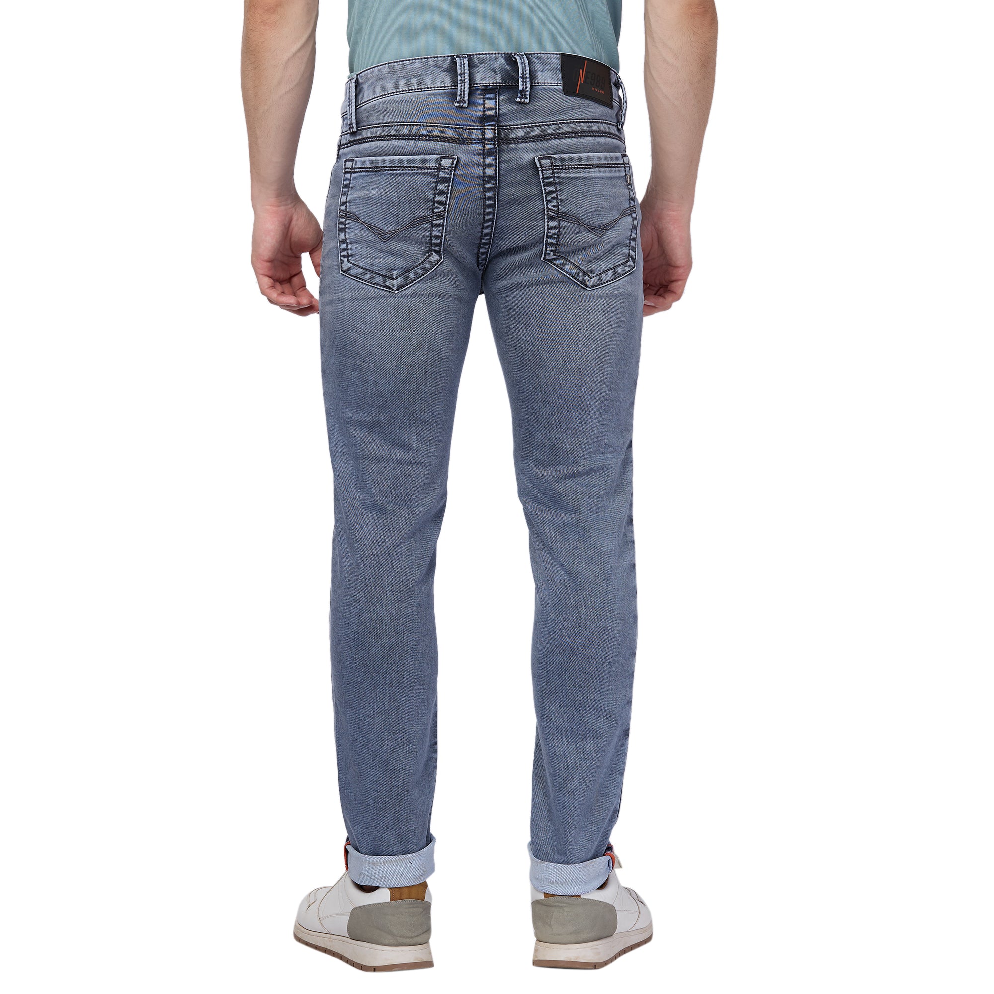 Killer Men Grey Slim Fit Jeans - Image 5