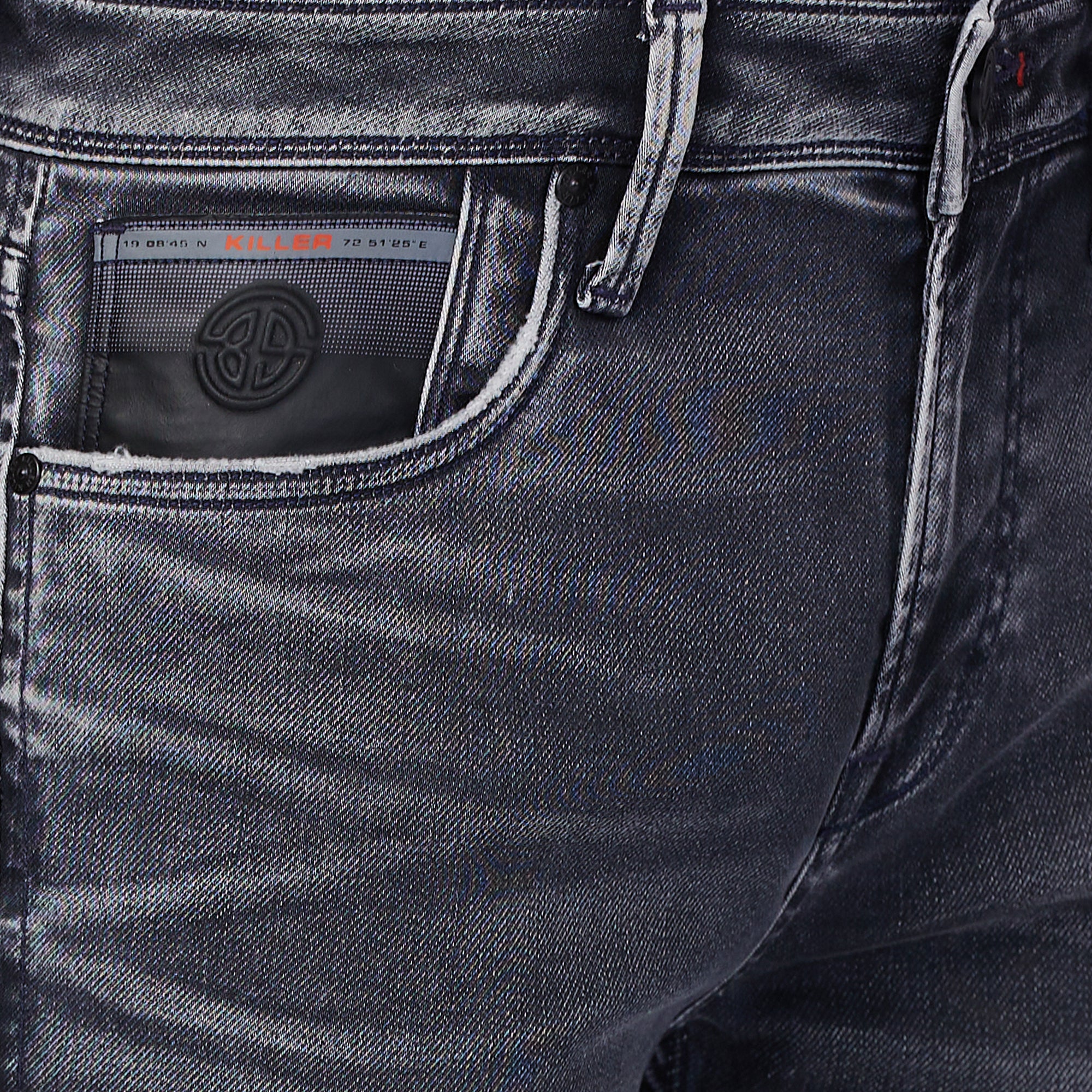 Killer Men Grey Slim Fit Jeans - Image 7