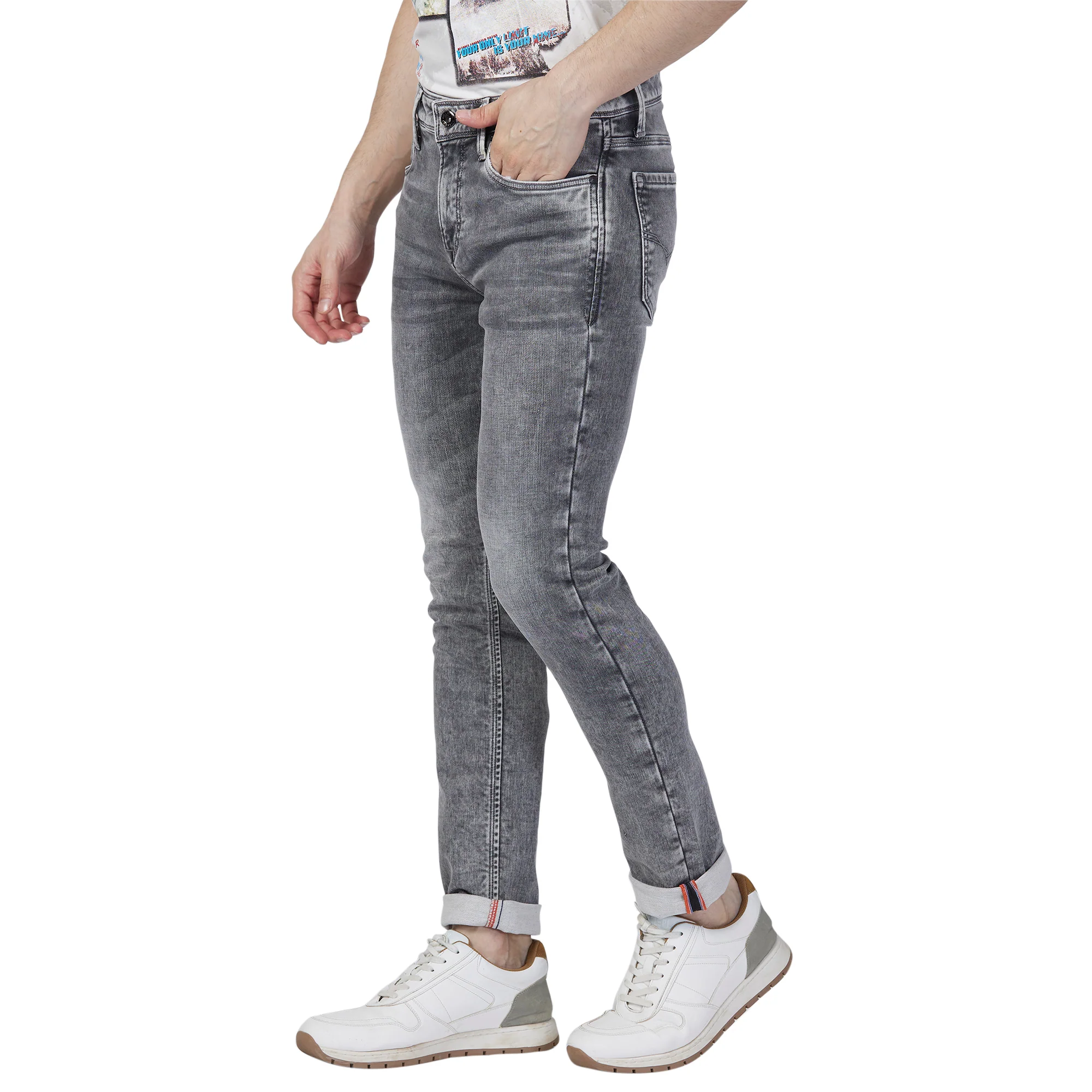 Killer Men Grey Slim Fit Jeans - Image 6