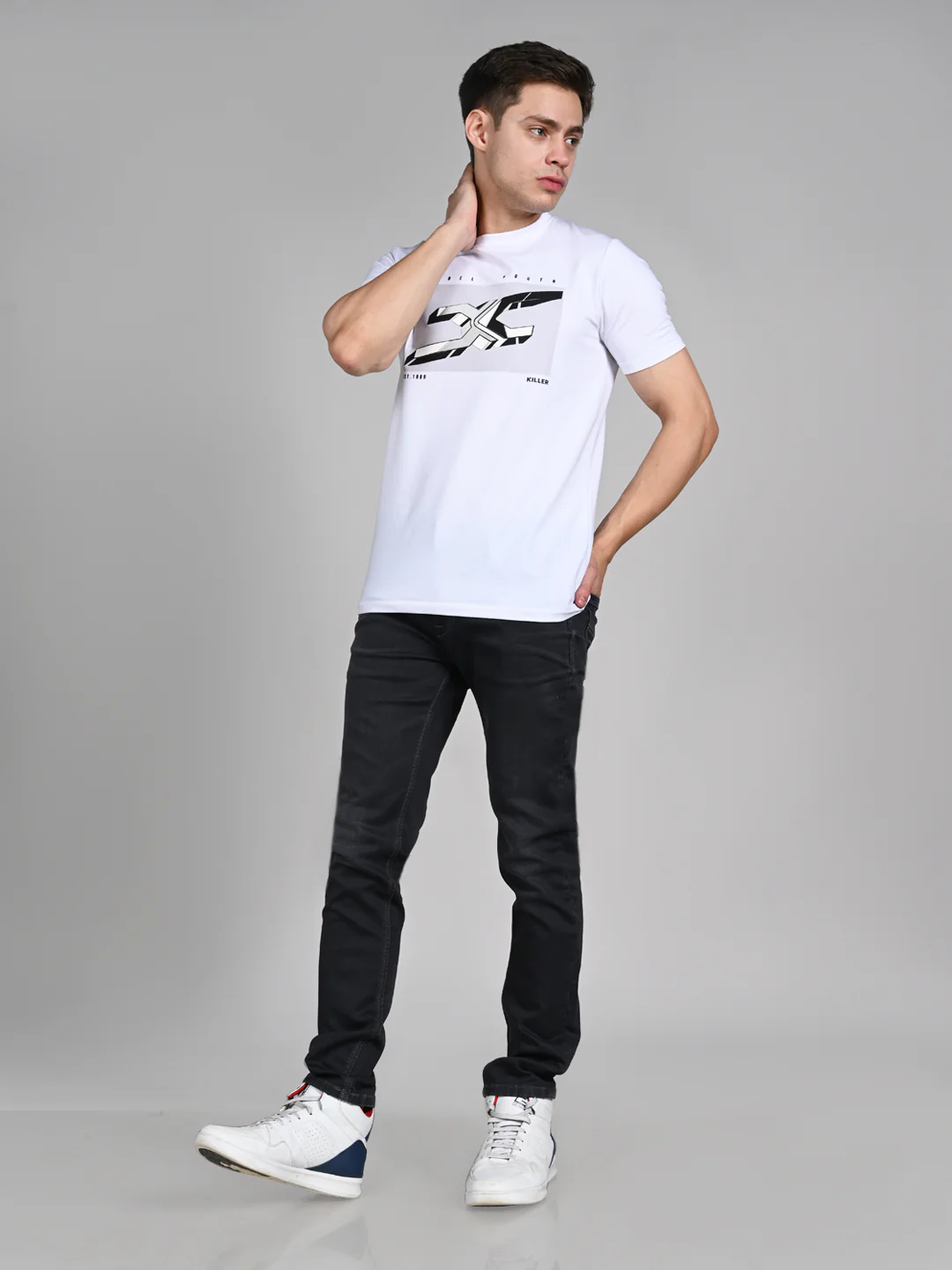 Killer Men Grey Slim Fit Jeans - Image 3