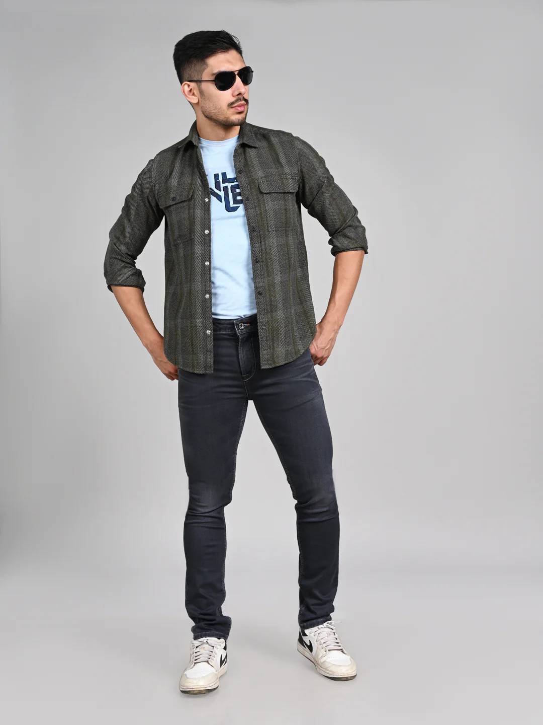 Killer Men Grey Slim Fit Jeans - Image 3