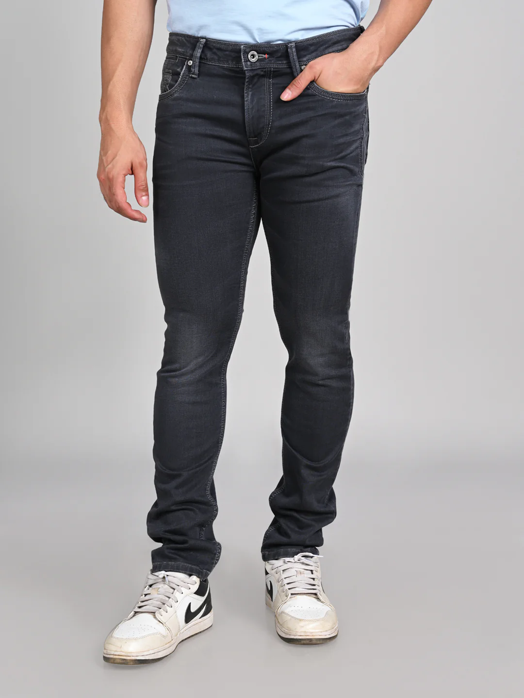Killer Men Grey Slim Fit Jeans - Image 4