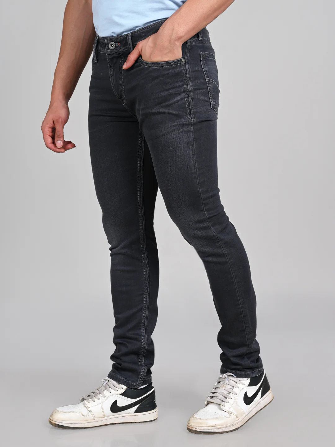 Killer Men Grey Slim Fit Jeans - Image 5