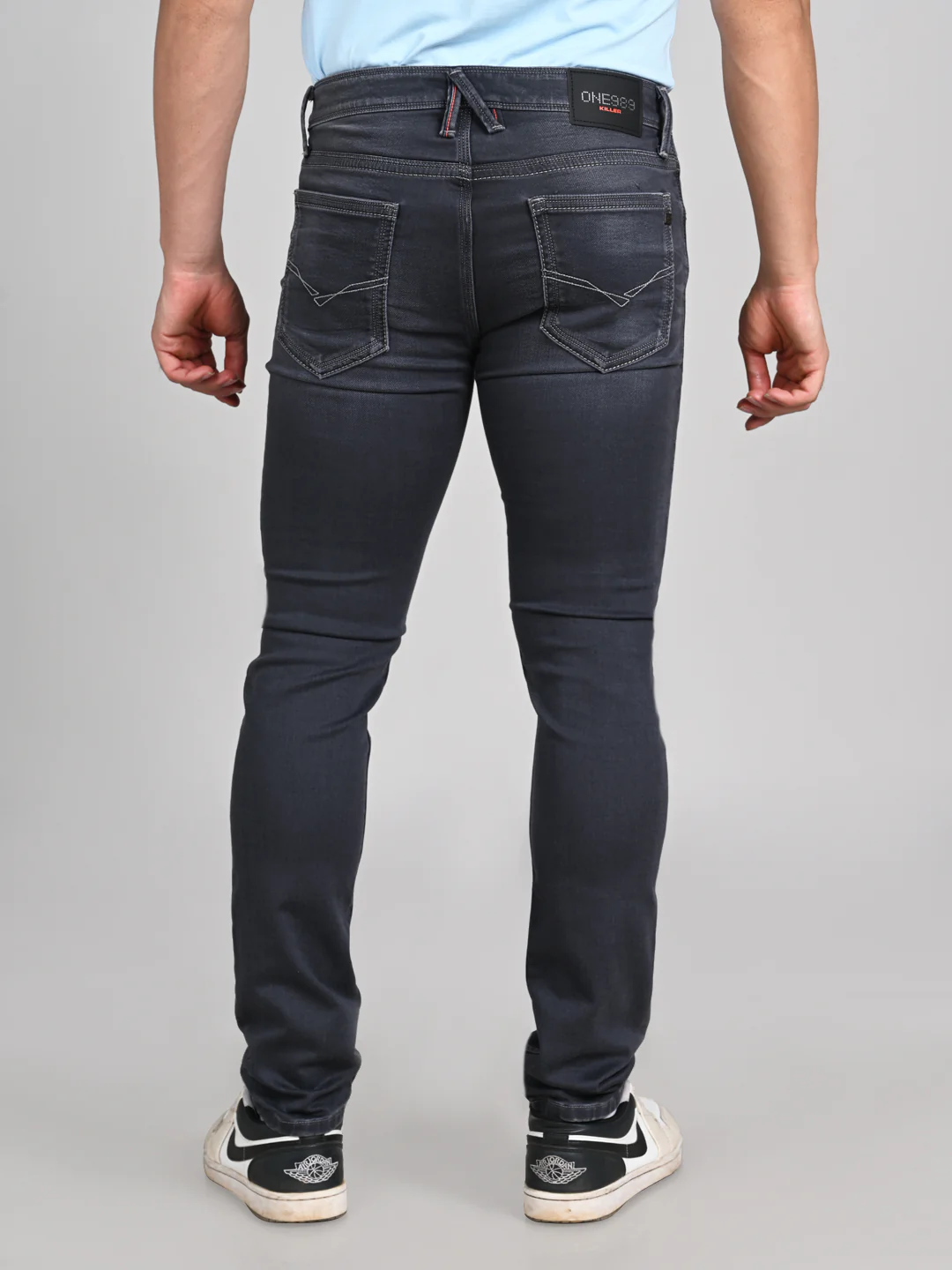 Killer Men Grey Slim Fit Jeans - Image 7