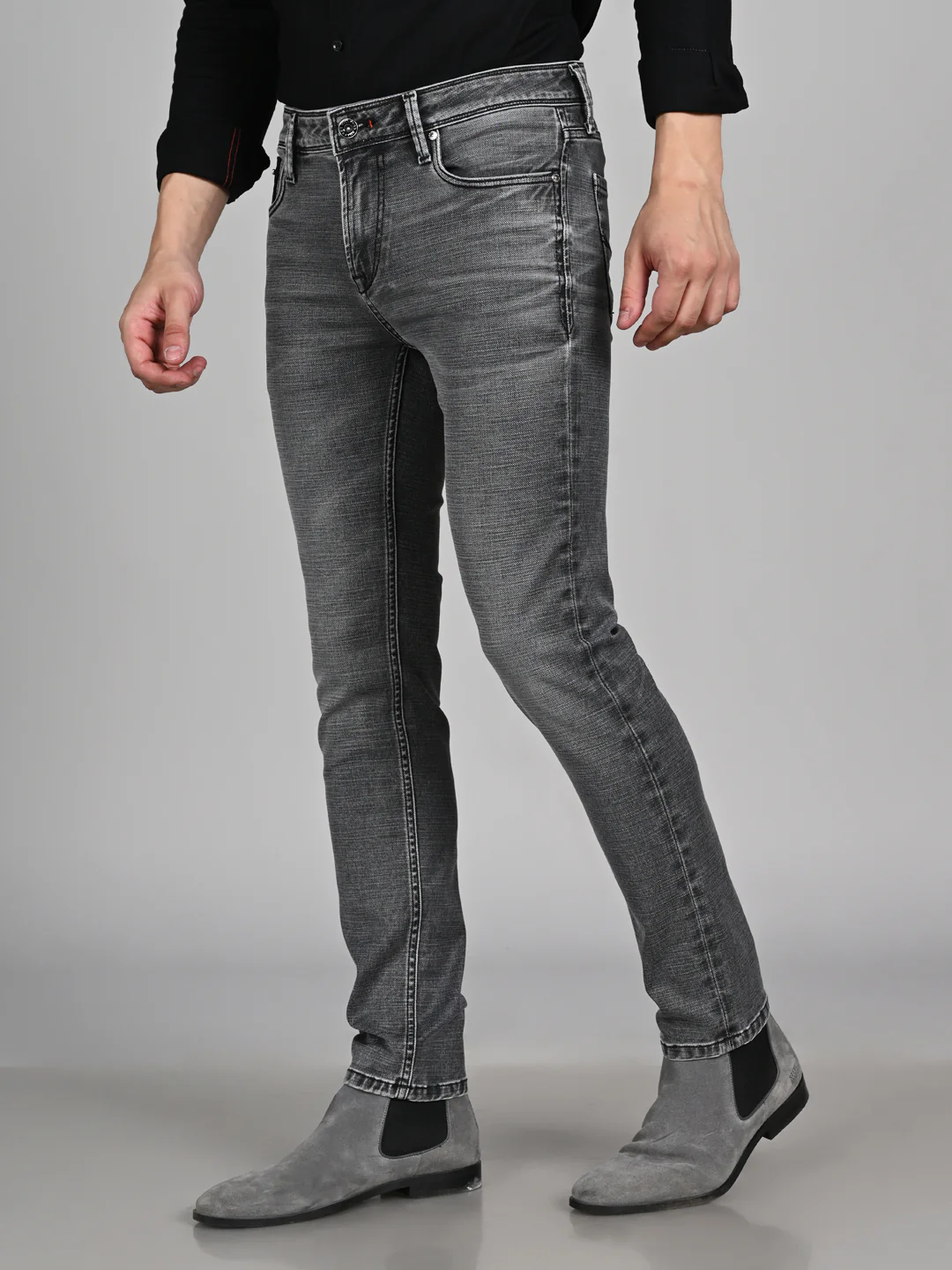 Killer Men Grey Slim Fit Jeans - Image 6