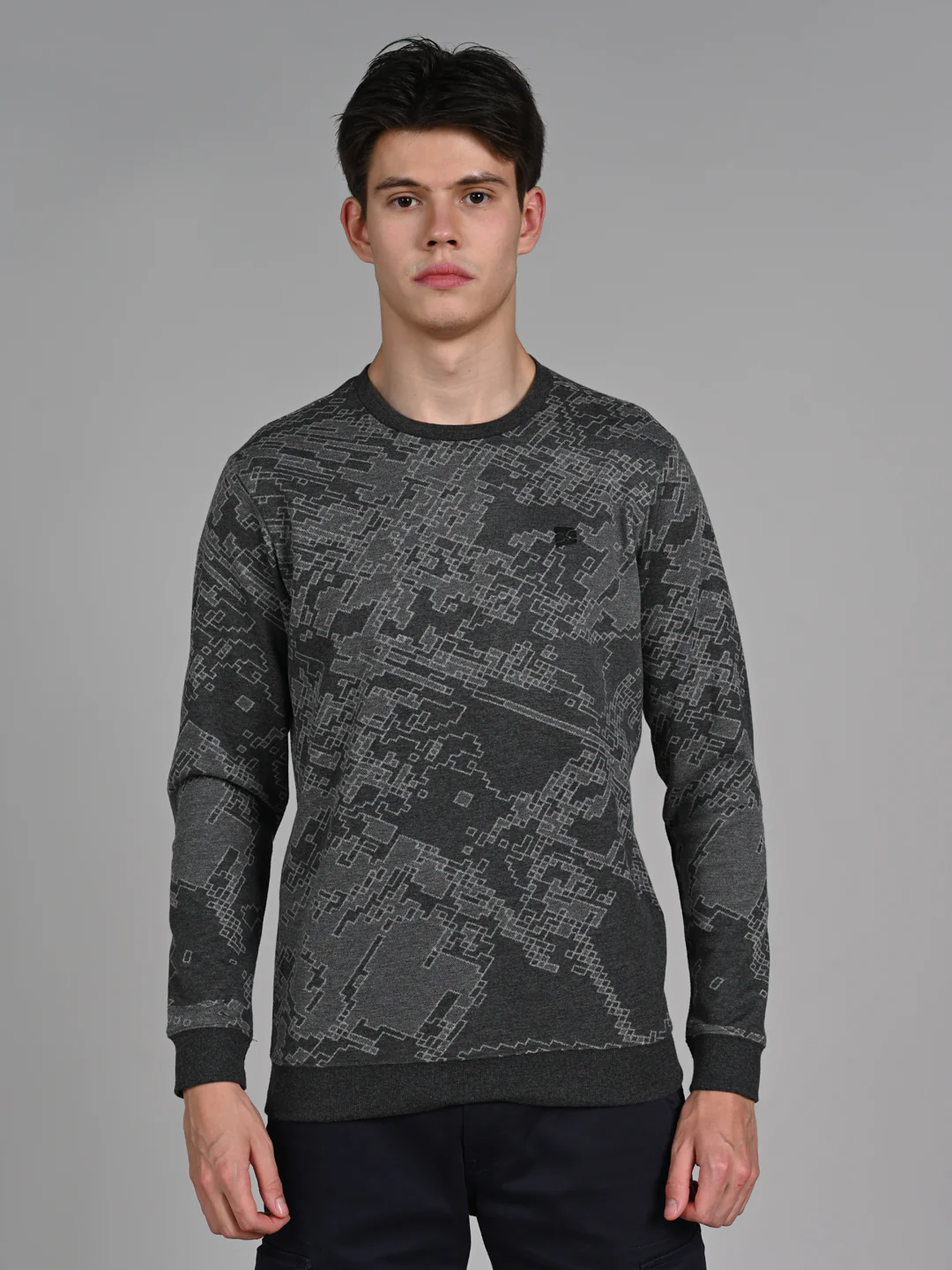 Killer Men Grey Slim Fit T-Shirts - Image 4