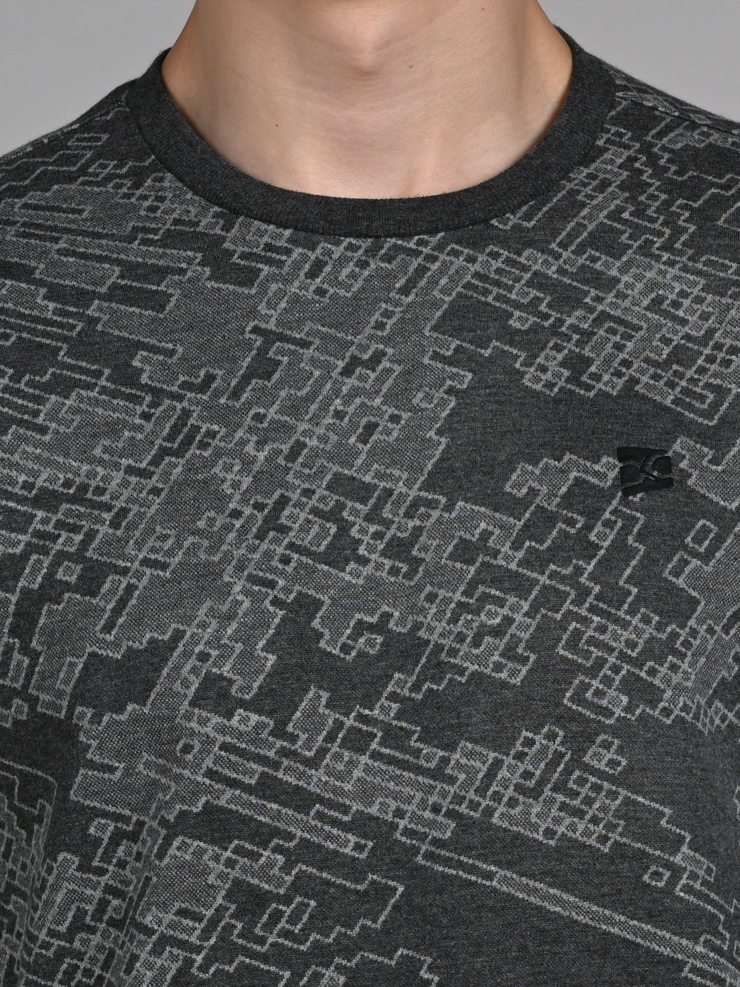 Killer Men Grey Slim Fit T-Shirts - Image 8