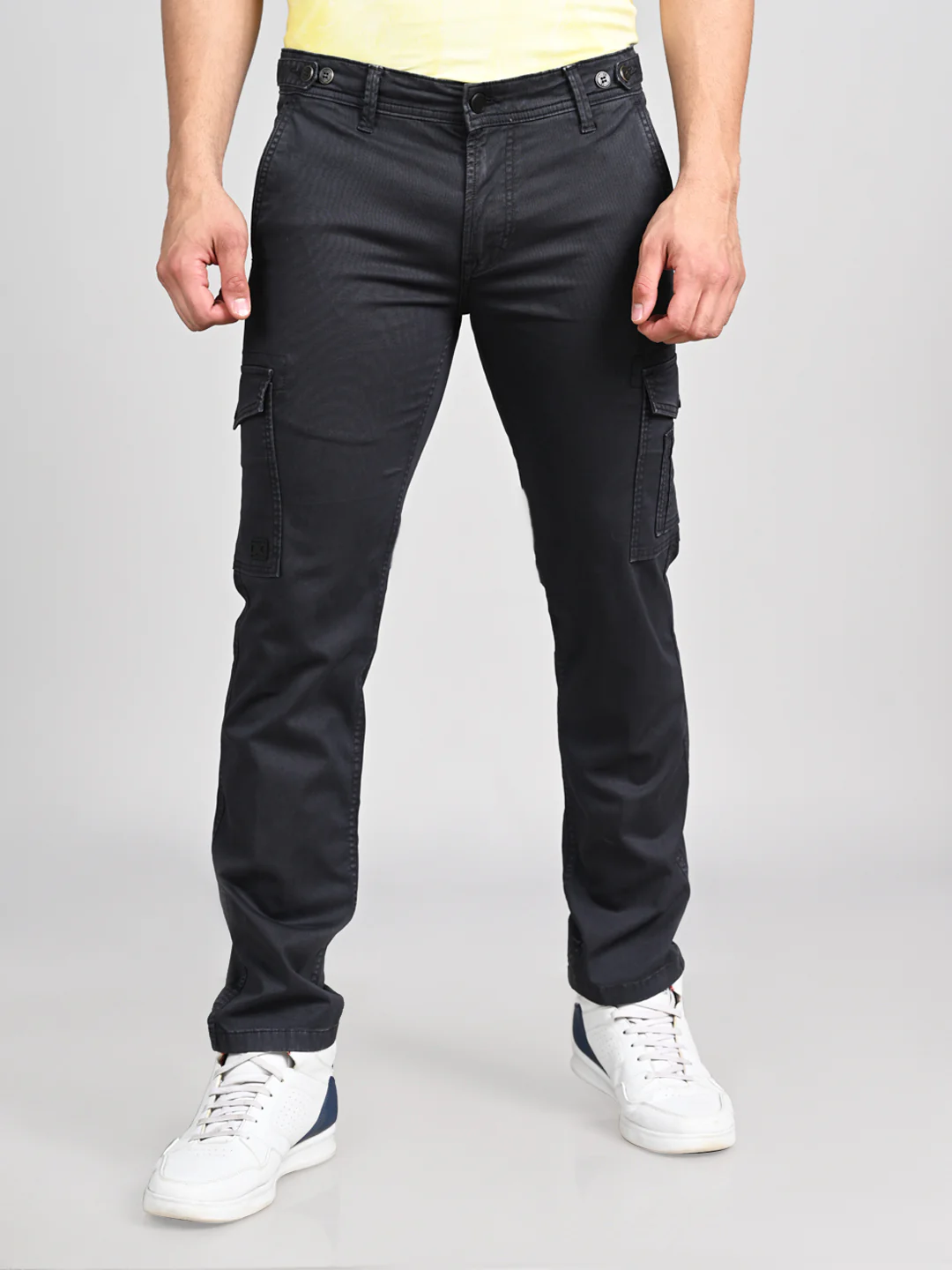 Killer Men Grey Solid Cargo - Image 4