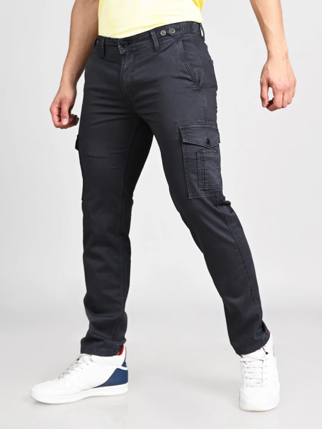 Killer Men Grey Solid Cargo - Image 5