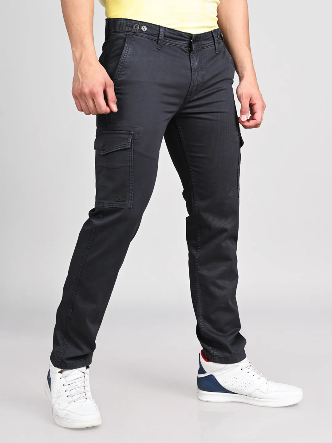 Killer Men Grey Solid Cargo - Image 6