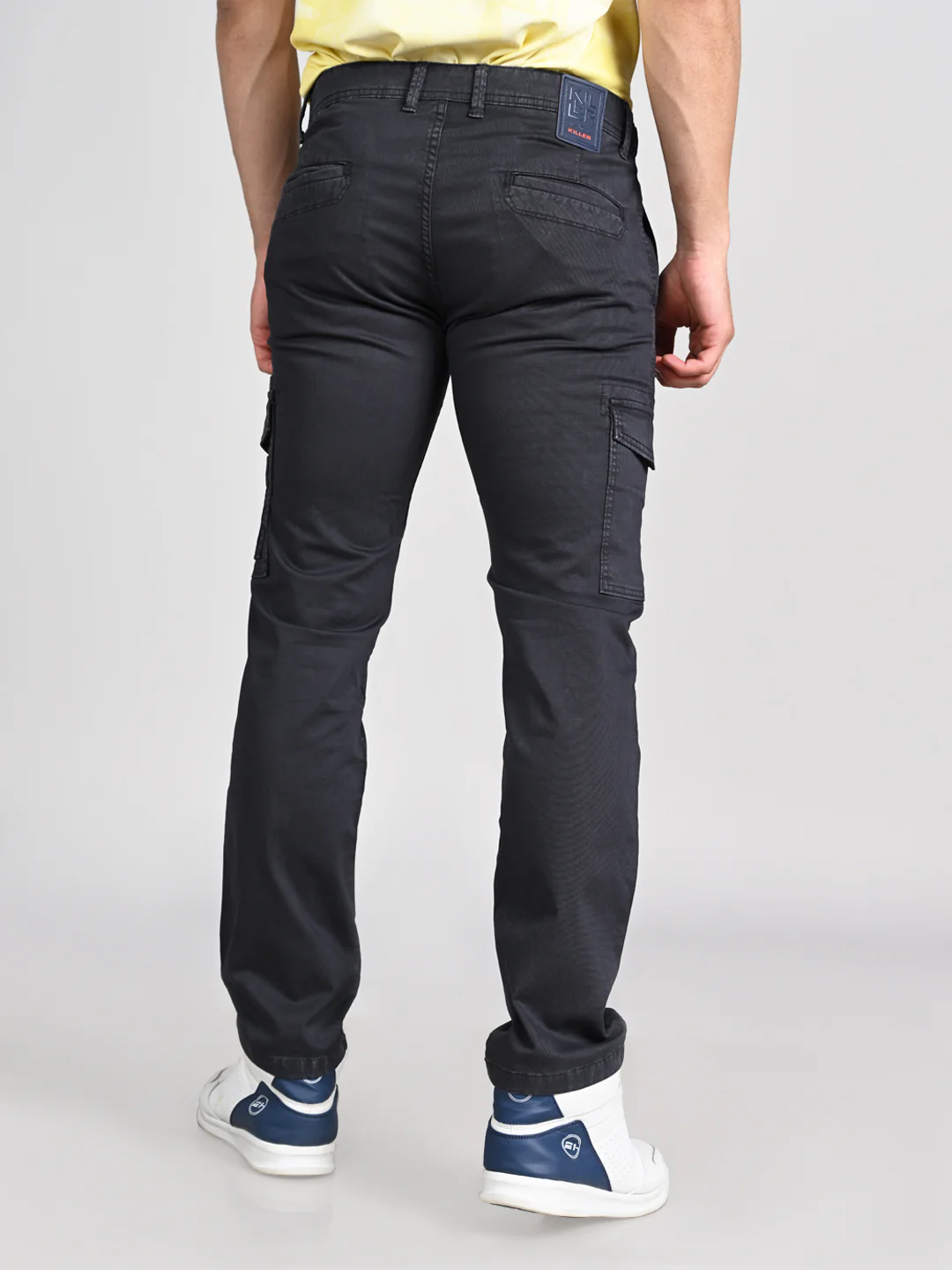 Killer Men Grey Solid Cargo - Image 7