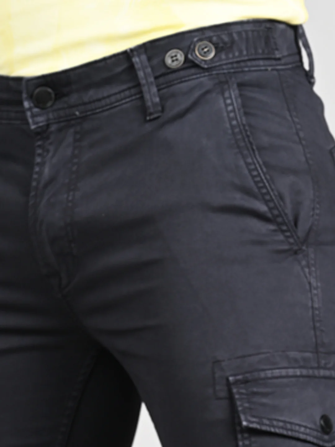 Killer Men Grey Solid Cargo - Image 8