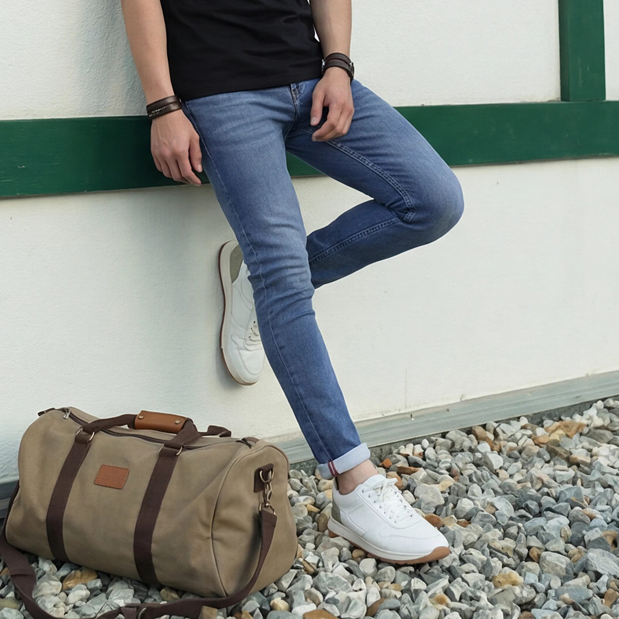 Killer Men Grey Solid Slim Fit Jeans - Image 2