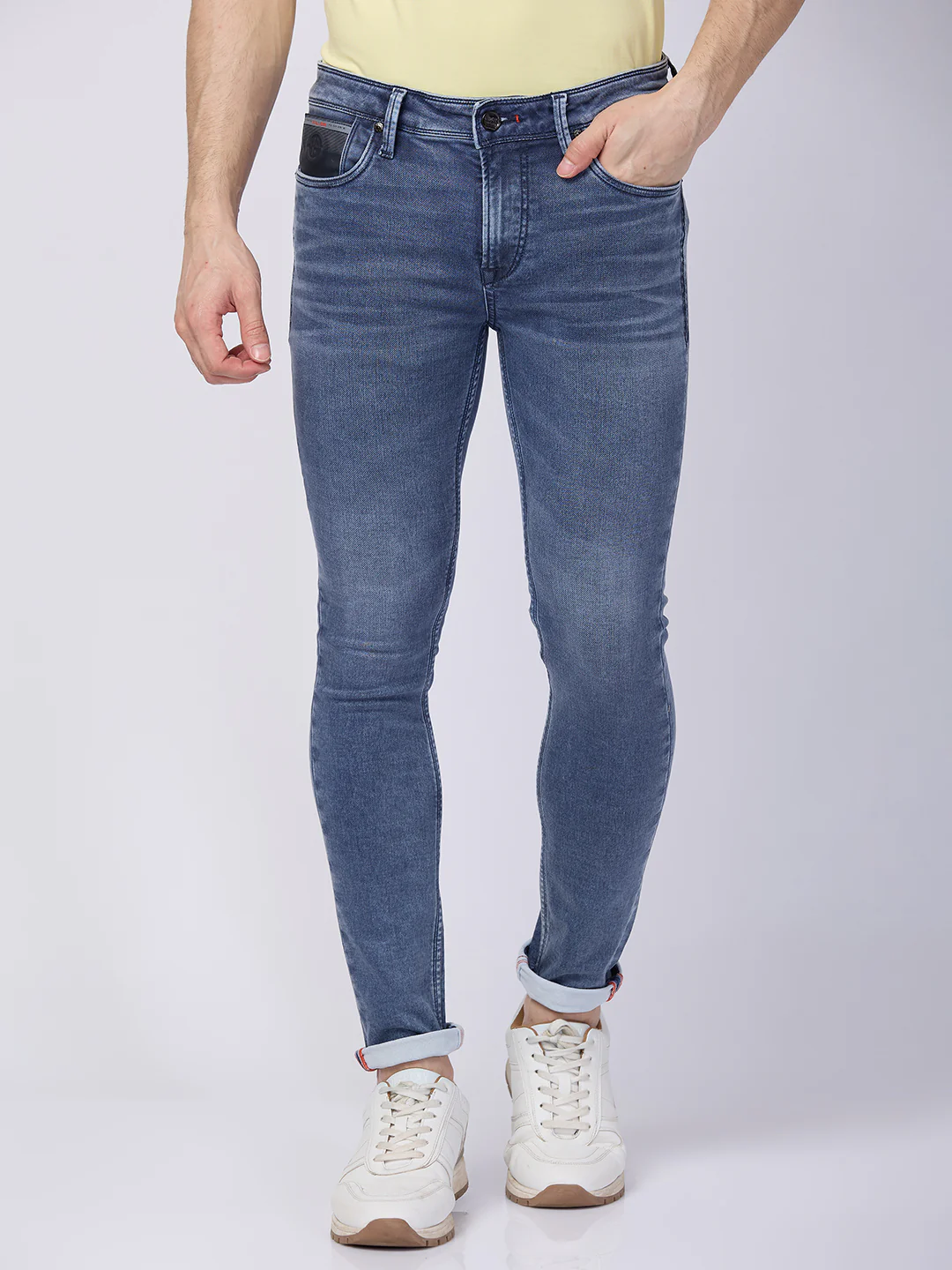 Killer Men Grey Solid Slim Fit Jeans - Image 3