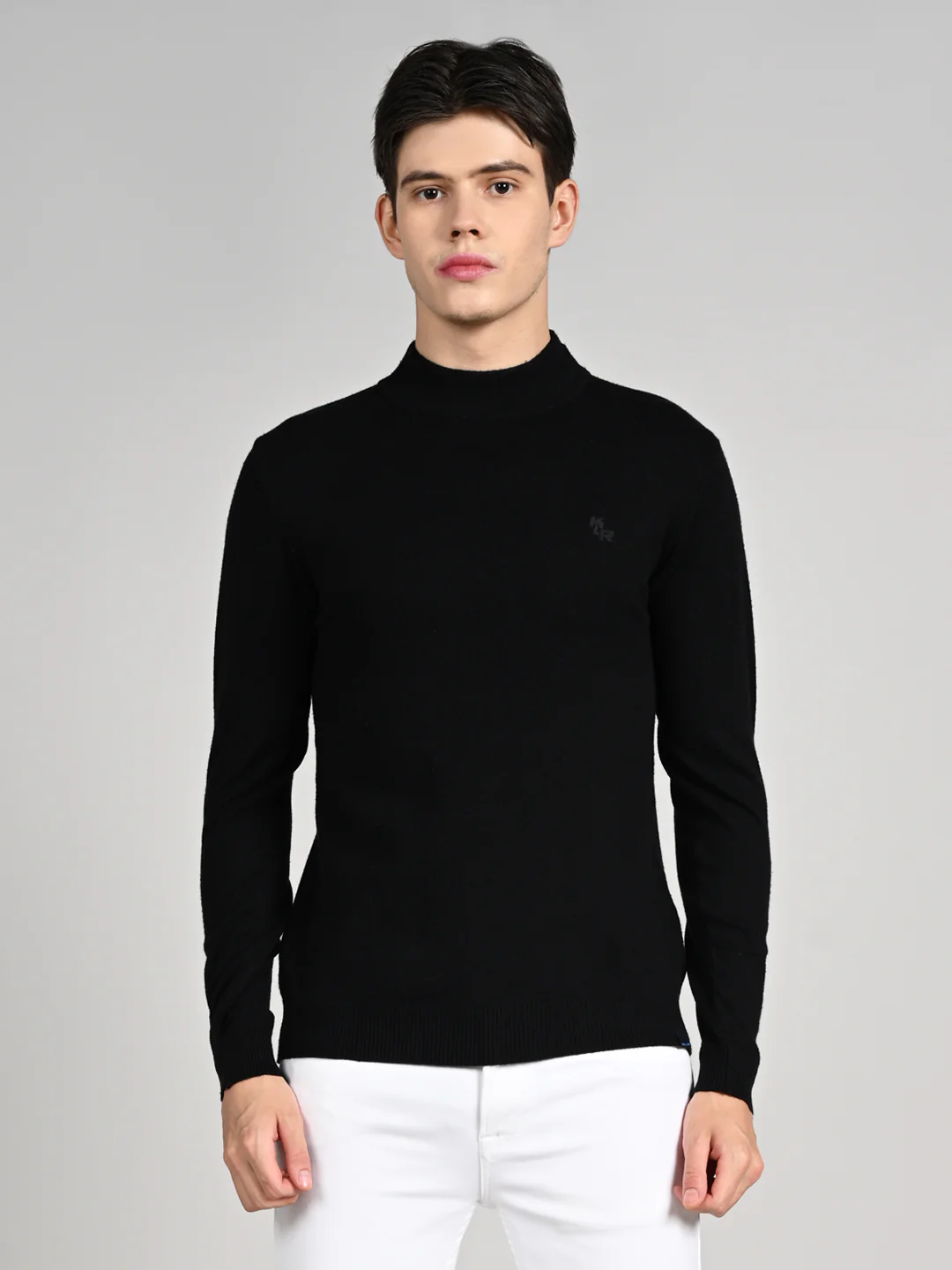 Killer Men High Neck Black Sweaters - Image 4