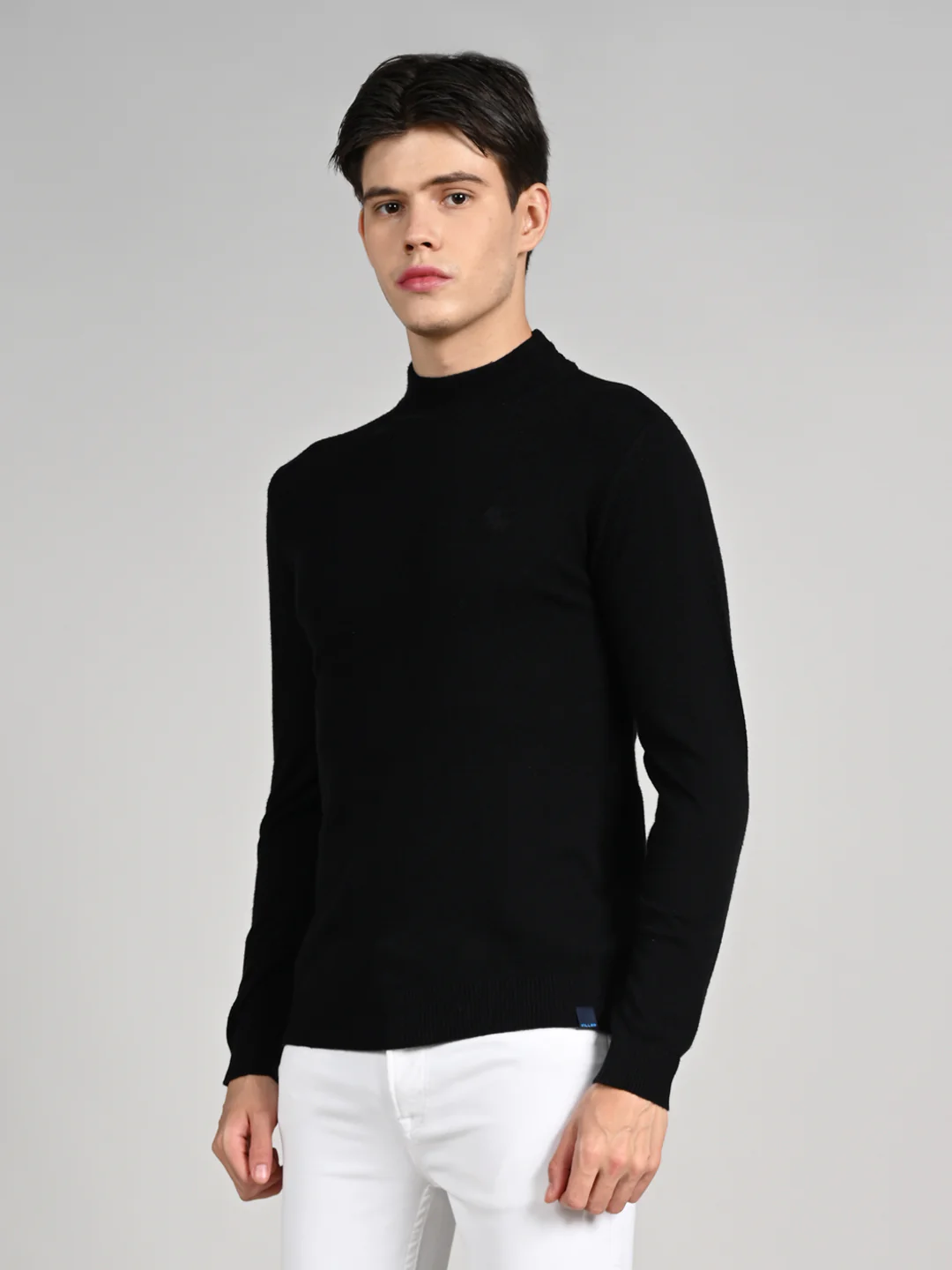 Killer Men High Neck Black Sweaters - Image 5