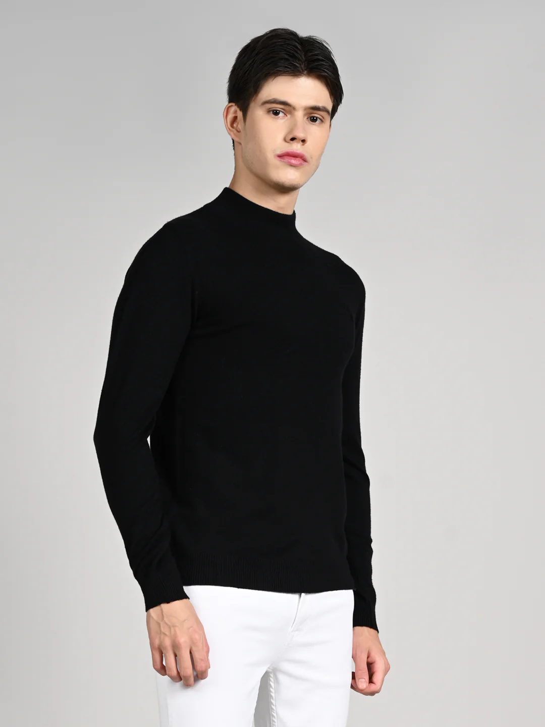 Killer Men High Neck Black Sweaters - Image 6
