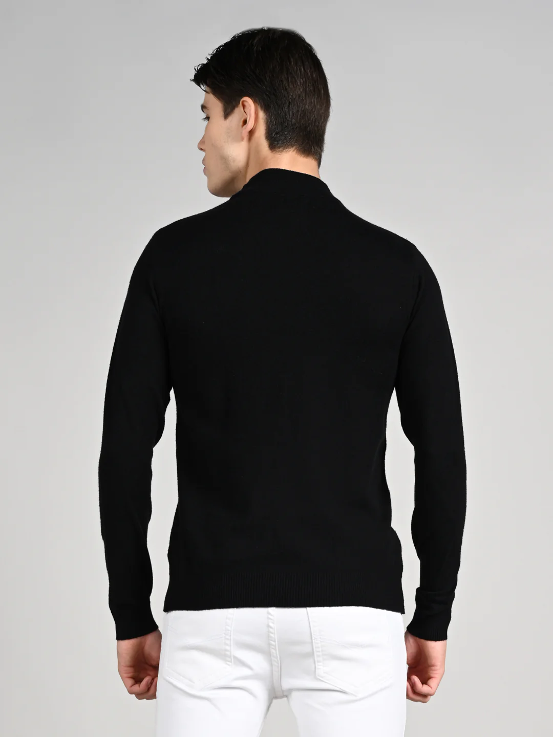 Killer Men High Neck Black Sweaters - Image 7