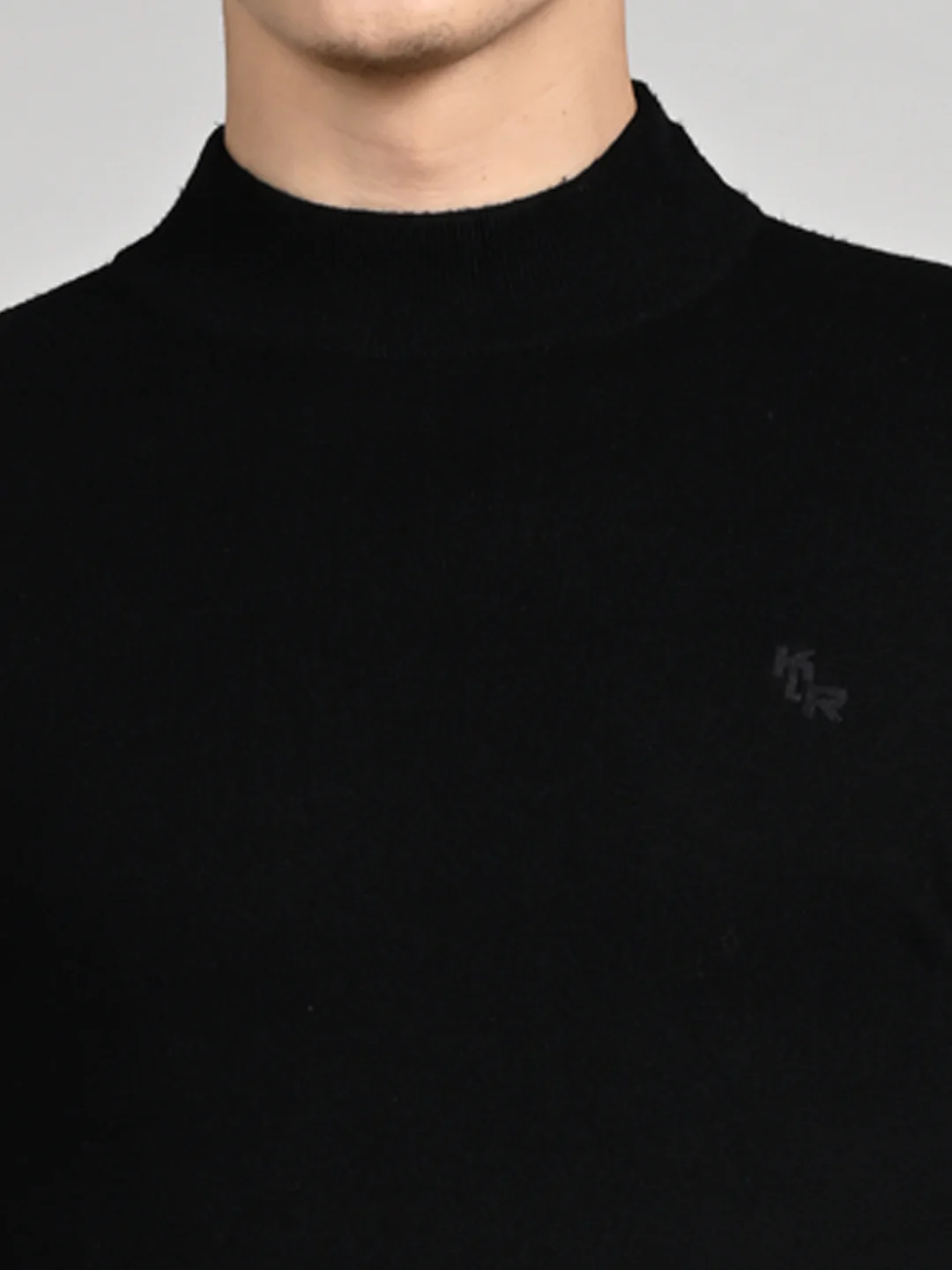 Killer Men High Neck Black Sweaters - Image 8