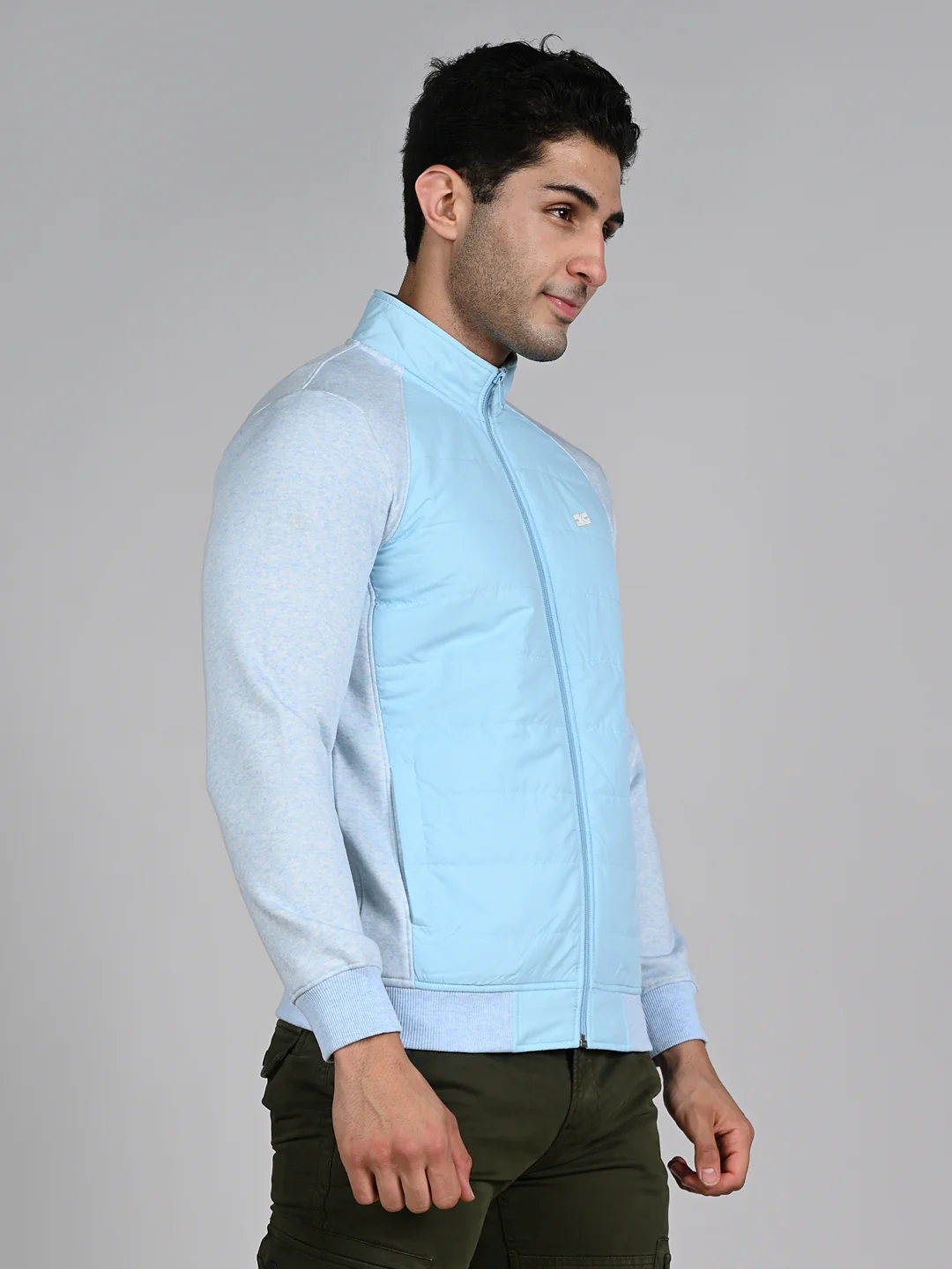Killer Men High Neck Light Blue Sweat Shirts - Image 6
