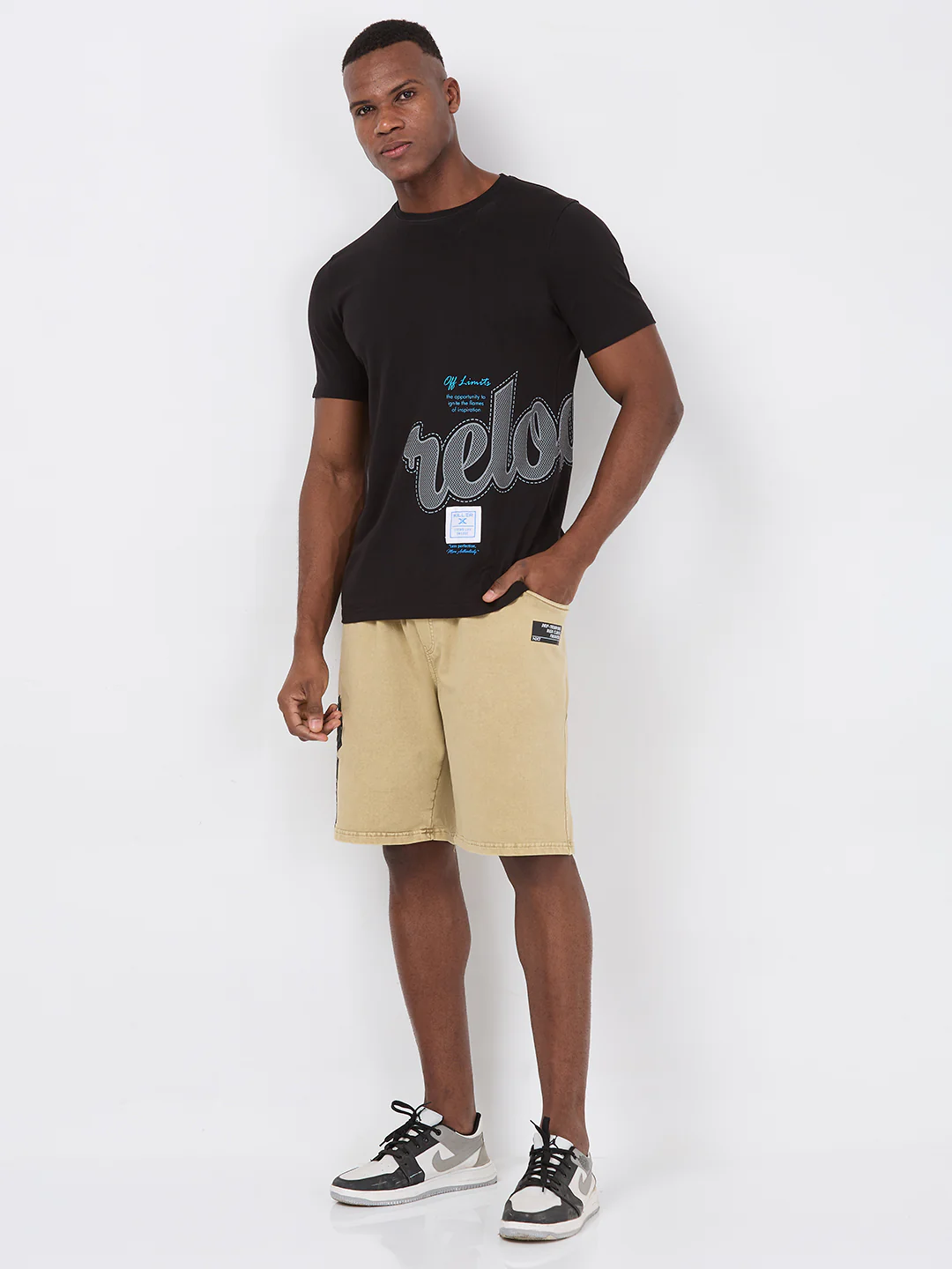 Killer Men Khaki Solid Shorts - Image 4