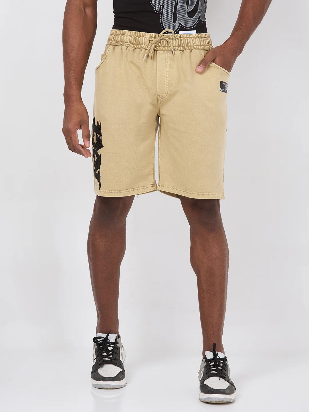 Killer Men Khaki Solid Shorts - Image 5