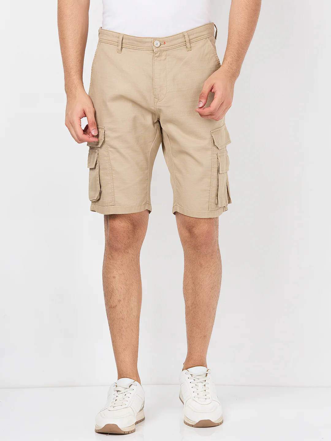 Killer Men Khaki Solid Shorts - Image 3