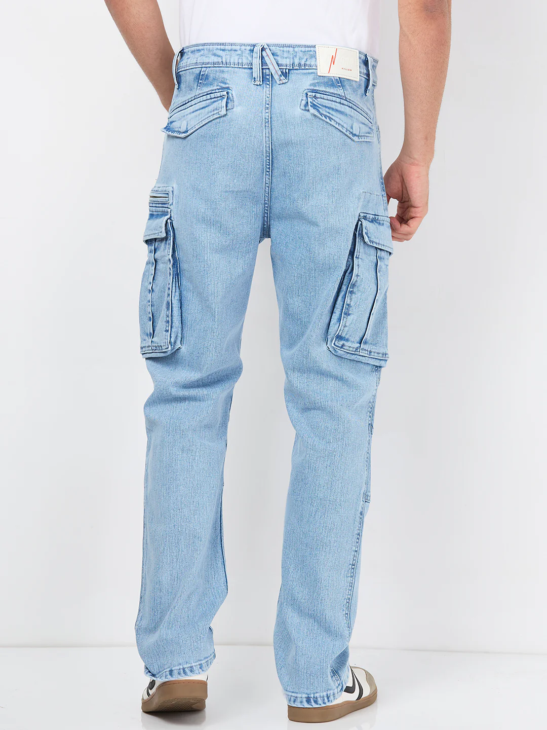 Killer Men Light Blue Loose Fit Jeans - Image 5