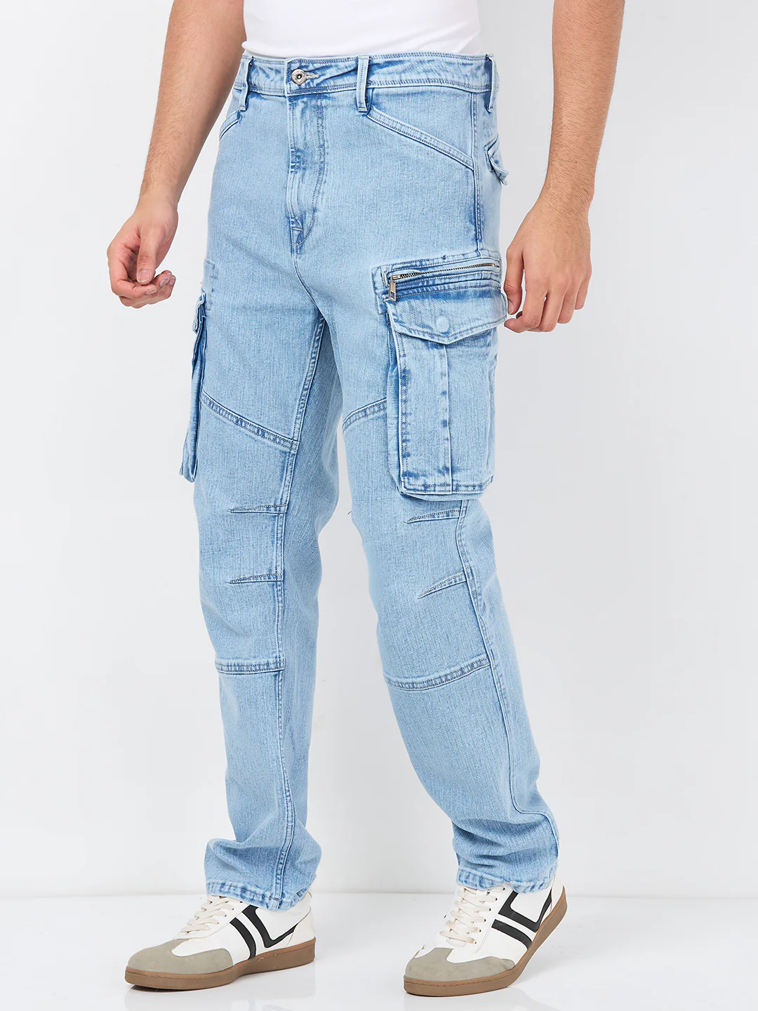 Killer Men Light Blue Loose Fit Jeans - Image 6